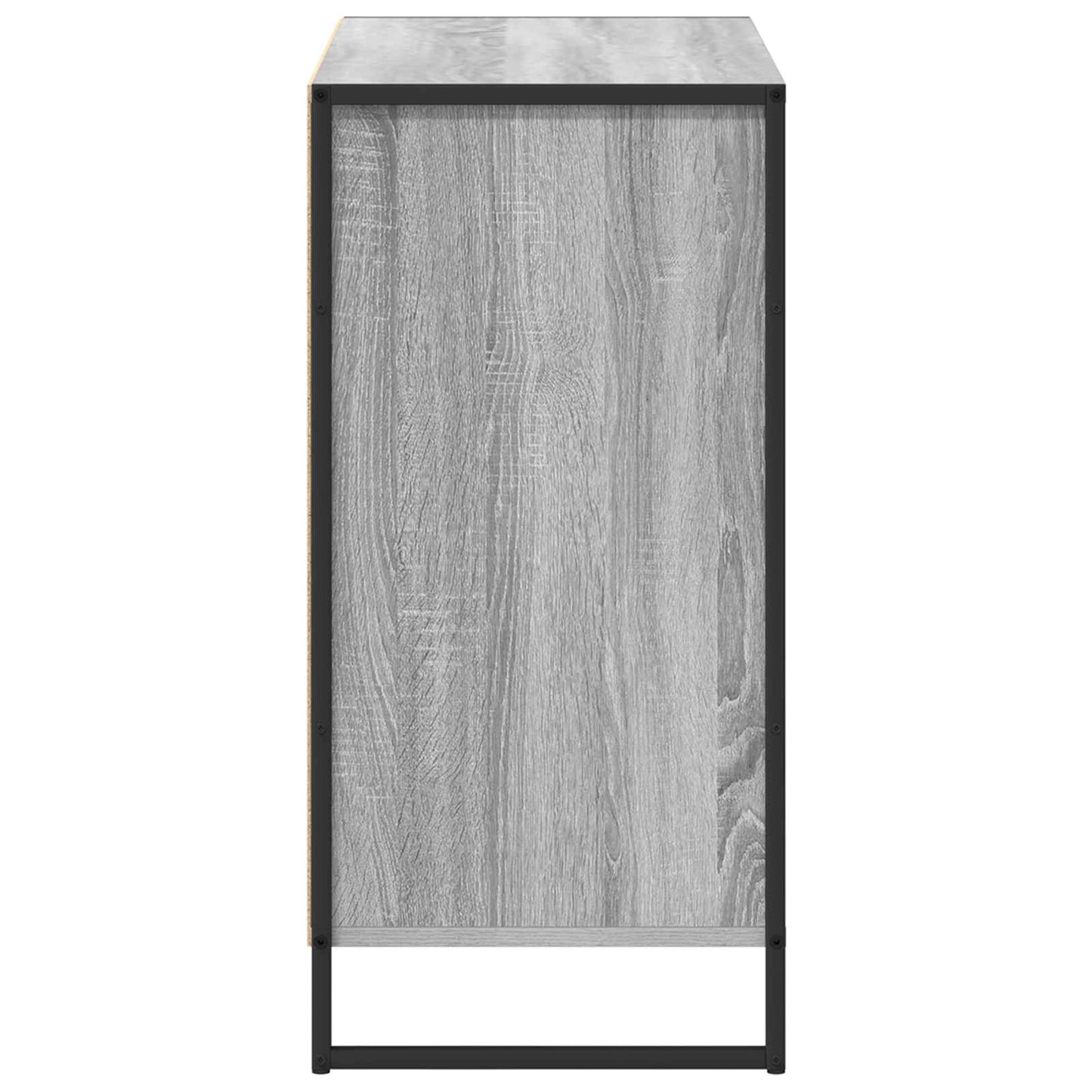 Bijzetkast Grijs Sonoma 79 x 36 x 75 cm Bewerkt hout is nu te koop bij PeponiXL, paradijselijk wonen!