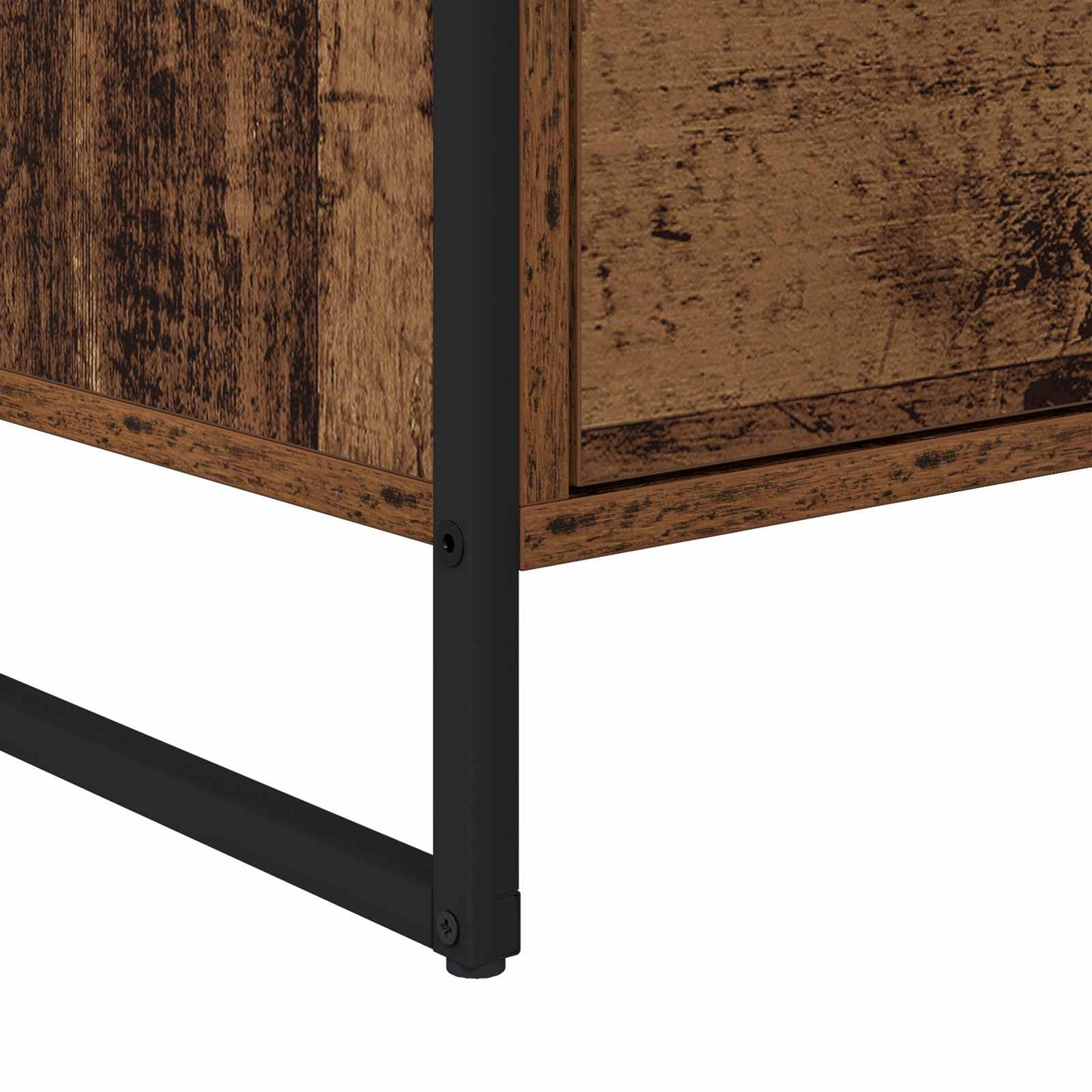 Bijzetkast Oud Hout 79 x 36 x 75 cm Bewerkt hout is nu te koop bij PeponiXL, paradijselijk wonen!