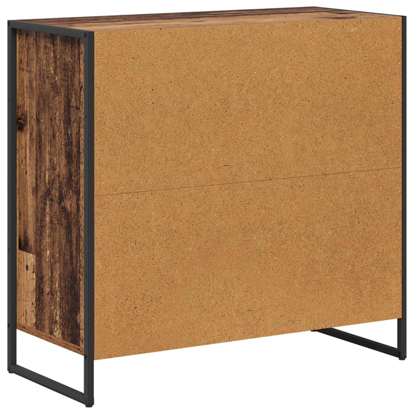 Bijzetkast Oud Hout 79 x 36 x 75 cm Bewerkt hout is nu te koop bij PeponiXL, paradijselijk wonen!