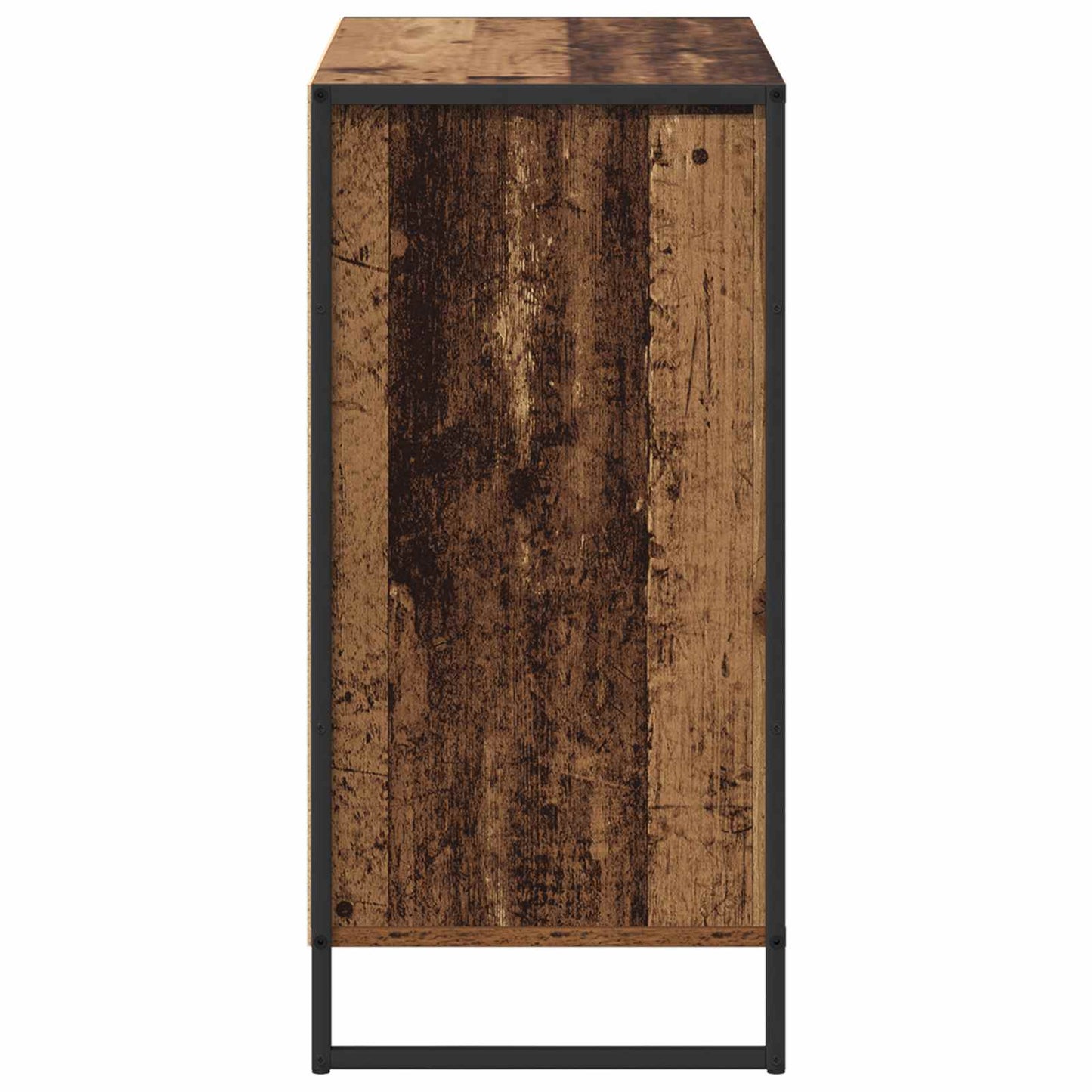 Bijzetkast Oud Hout 79 x 36 x 75 cm Bewerkt hout is nu te koop bij PeponiXL, paradijselijk wonen!