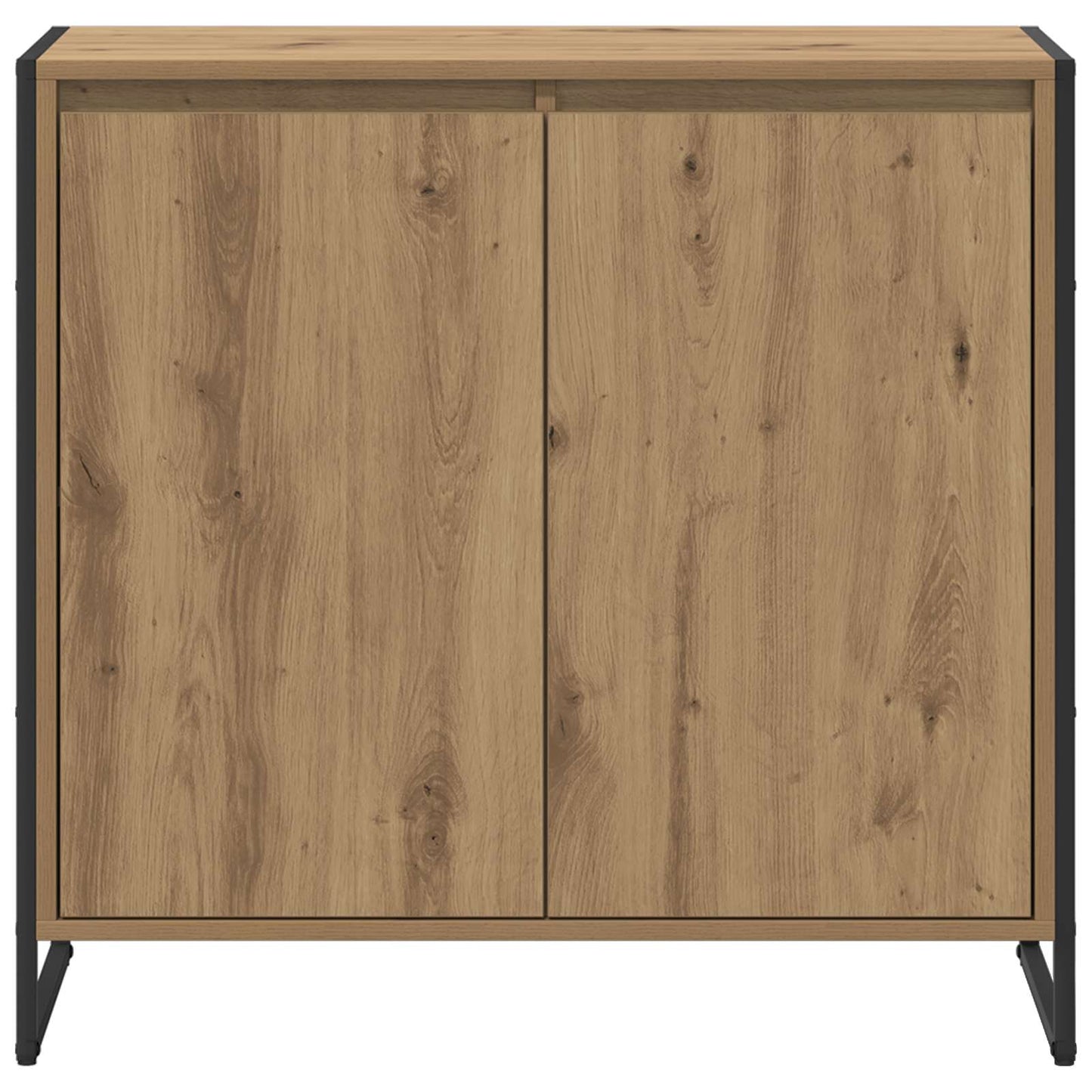 Bijzetkast Ambachtelijk eiken 79 x 36 x 75 cm Bewerkt hout is nu te koop bij PeponiXL, paradijselijk wonen!