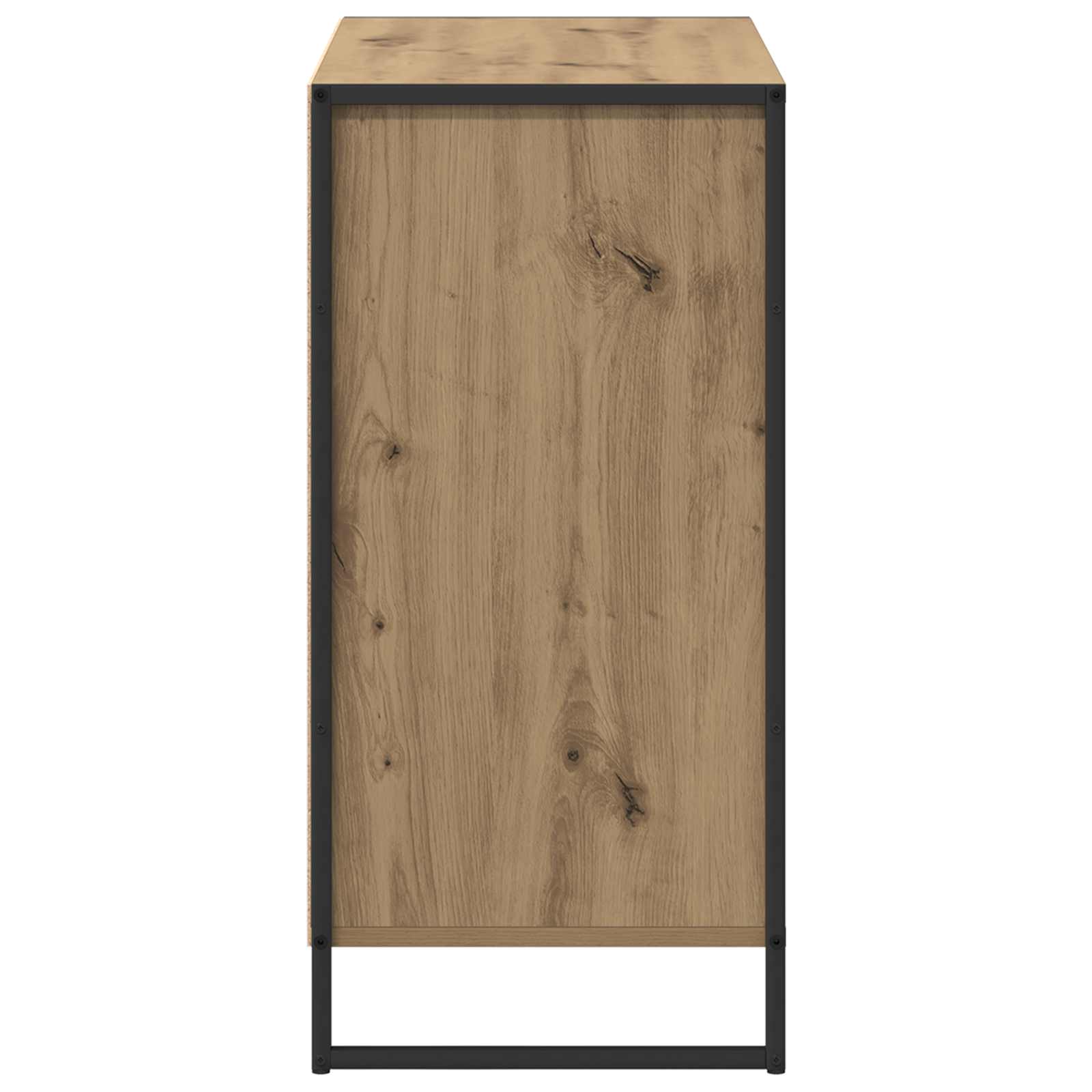 Bijzetkast Ambachtelijk eiken 79 x 36 x 75 cm Bewerkt hout is nu te koop bij PeponiXL, paradijselijk wonen!