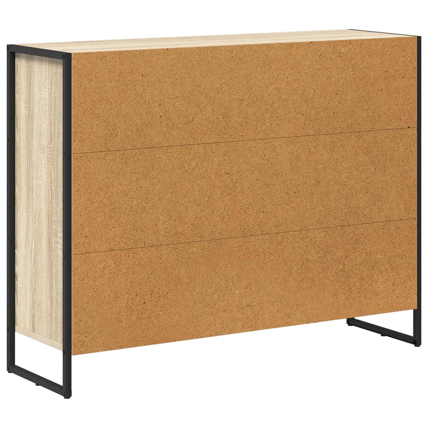 Bijzetkast Sonoma 96,5 x 30 x 75 cm Bewerkt hout is nu te koop bij PeponiXL, paradijselijk wonen!
