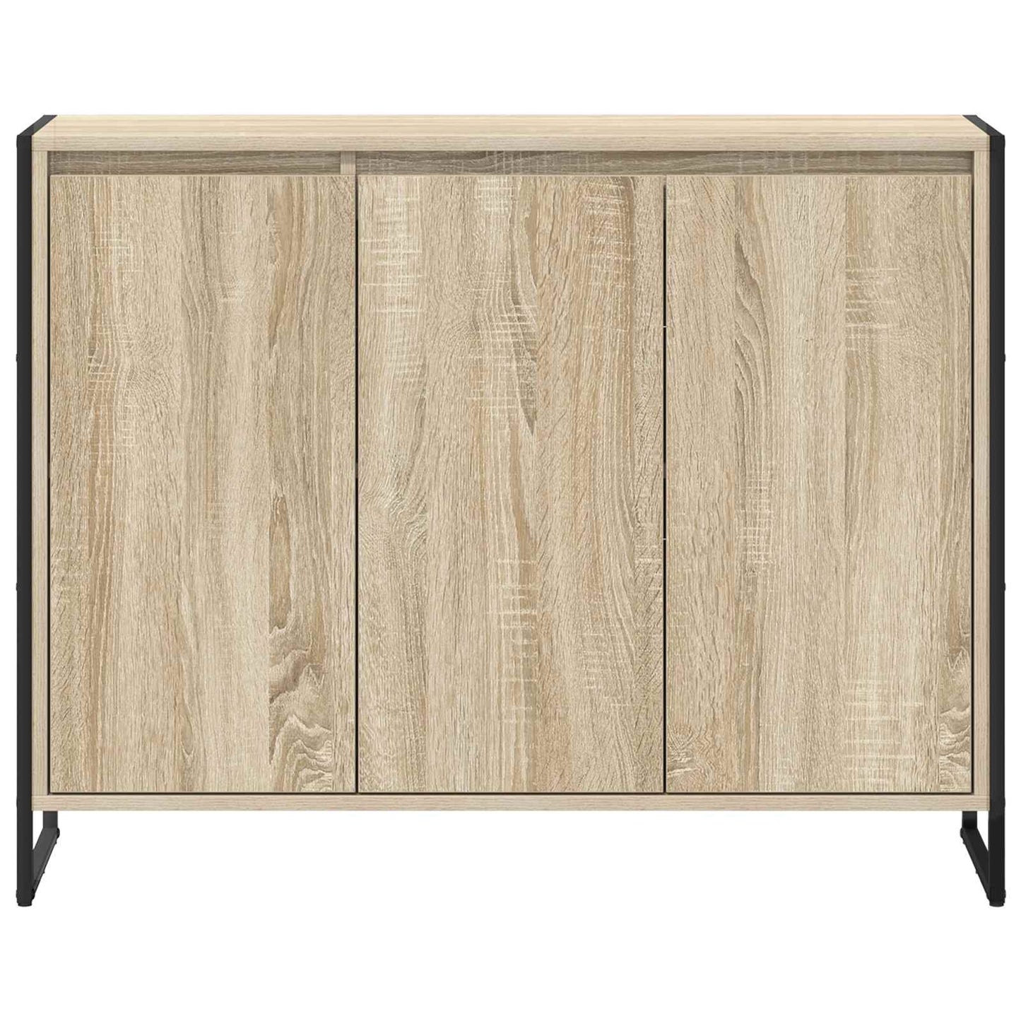 Bijzetkast Sonoma 96,5 x 30 x 75 cm Bewerkt hout is nu te koop bij PeponiXL, paradijselijk wonen!