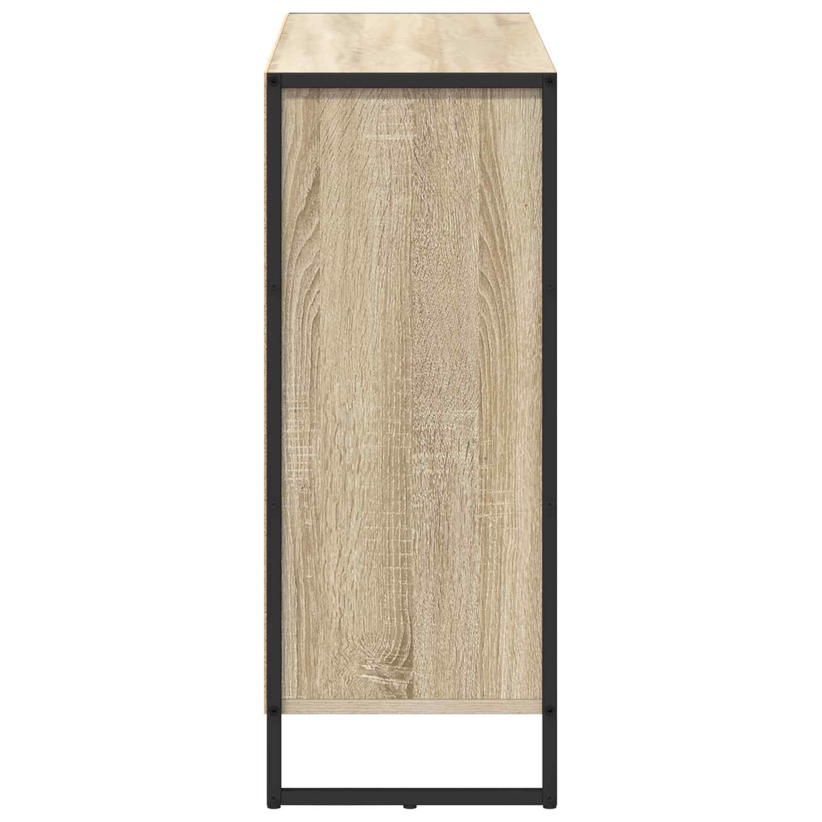 Bijzetkast Sonoma 96,5 x 30 x 75 cm Bewerkt hout is nu te koop bij PeponiXL, paradijselijk wonen!