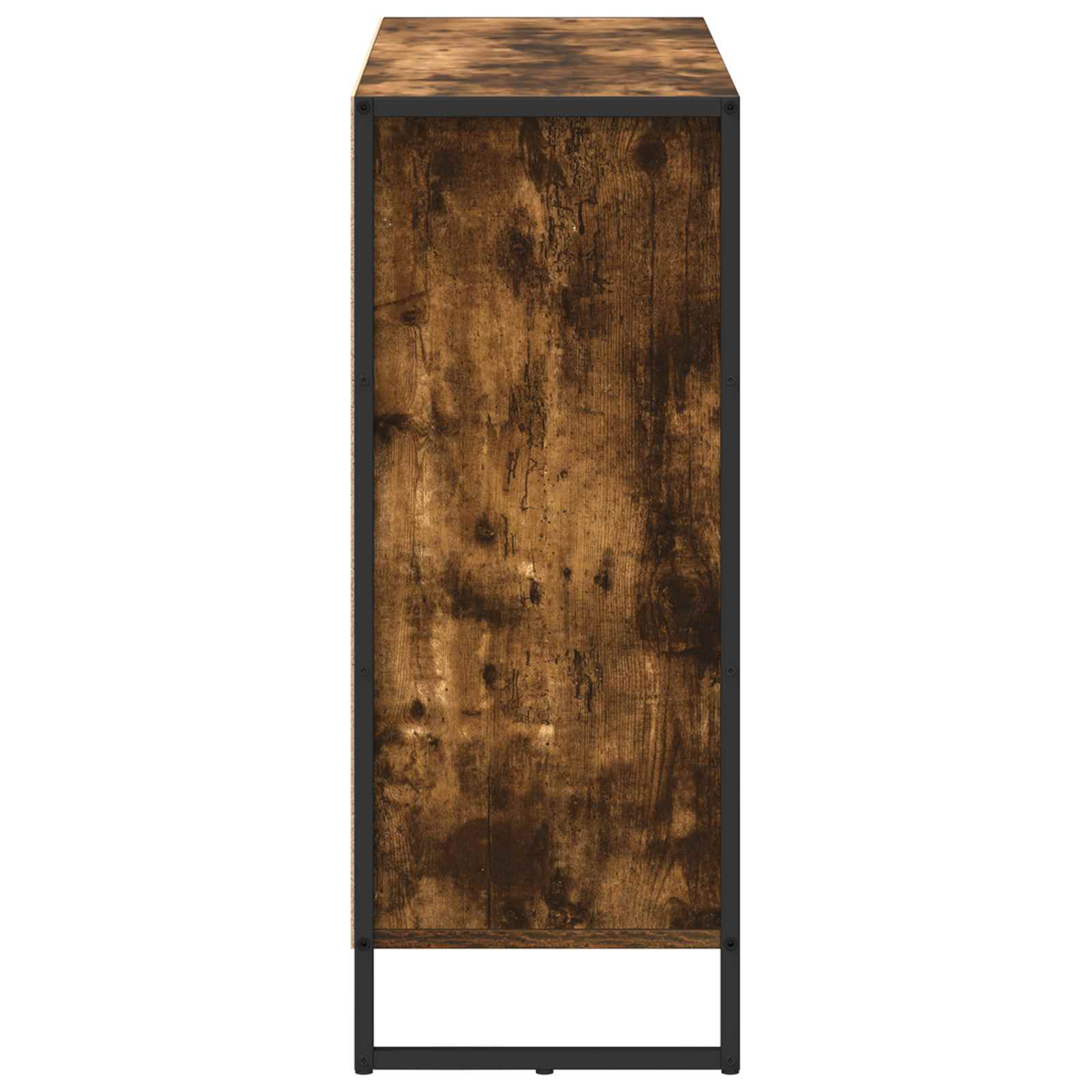 Bijzetkast Rook Eik 96,5 x 30 x 75 cm Bewerkt hout is nu te koop bij PeponiXL, paradijselijk wonen!