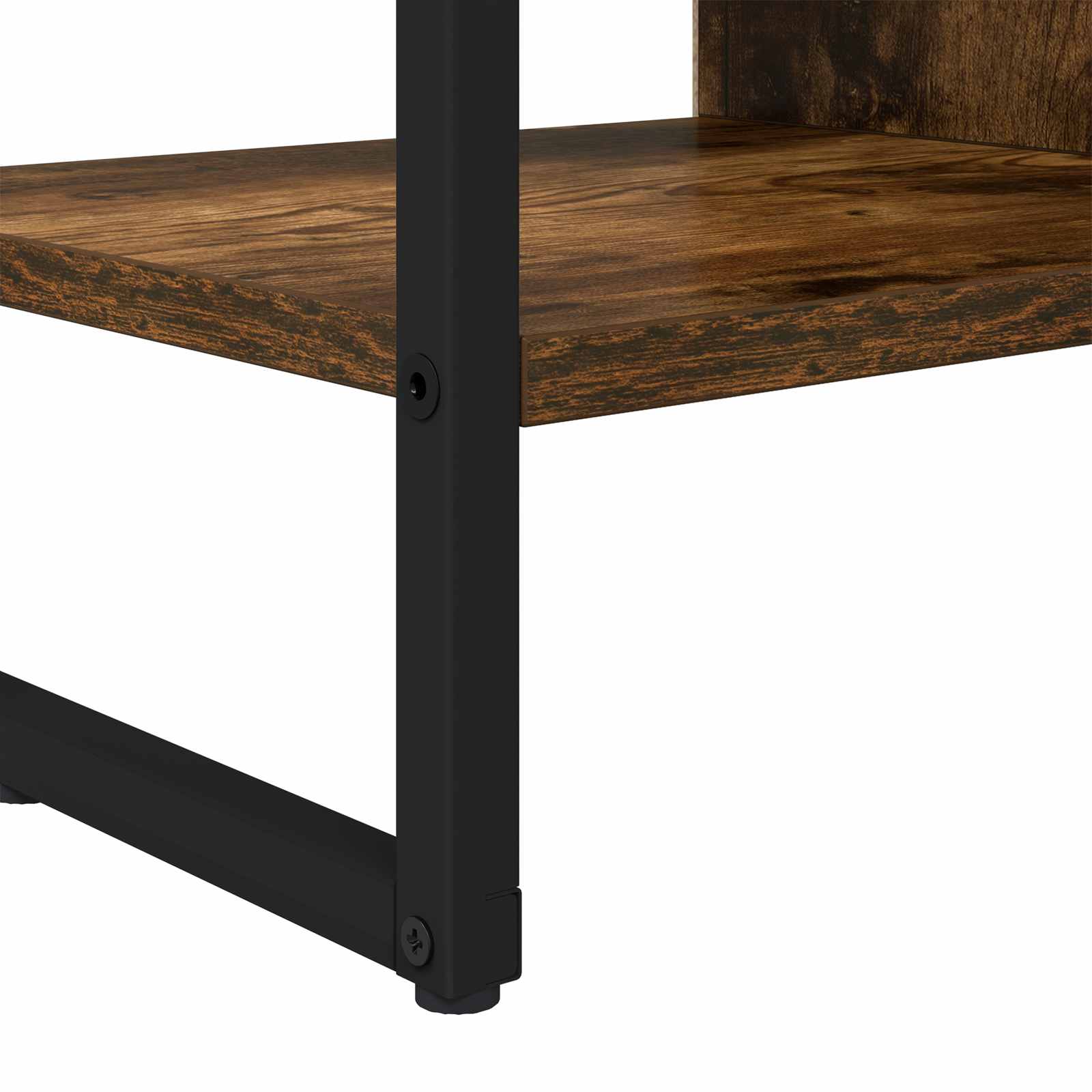 Bijzetkast Rook Eik 96.5 x 30 x 75 cm Bewerkt hout is nu te koop bij PeponiXL, paradijselijk wonen!