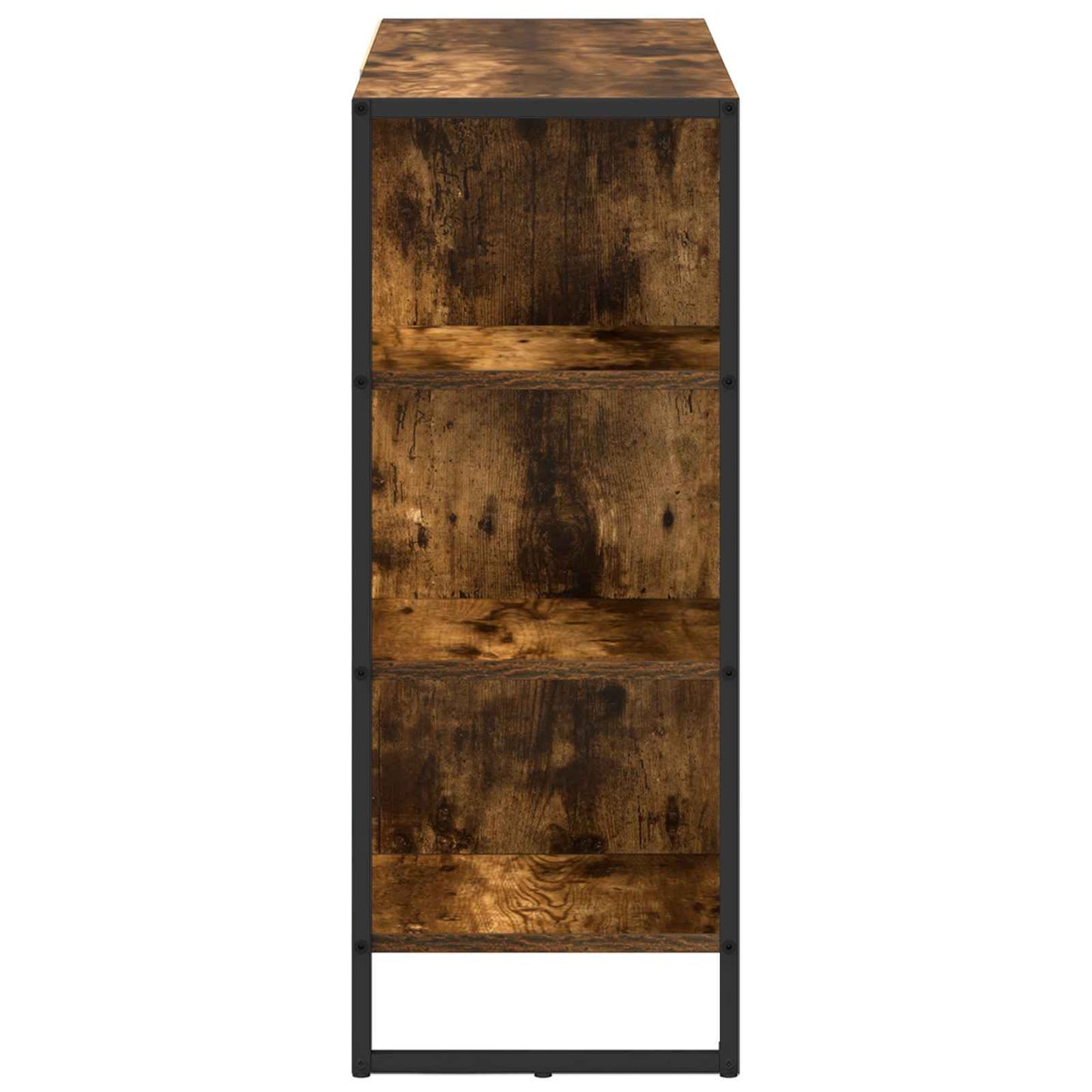 Bijzetkast Rook Eik 96.5 x 30 x 75 cm Bewerkt hout is nu te koop bij PeponiXL, paradijselijk wonen!