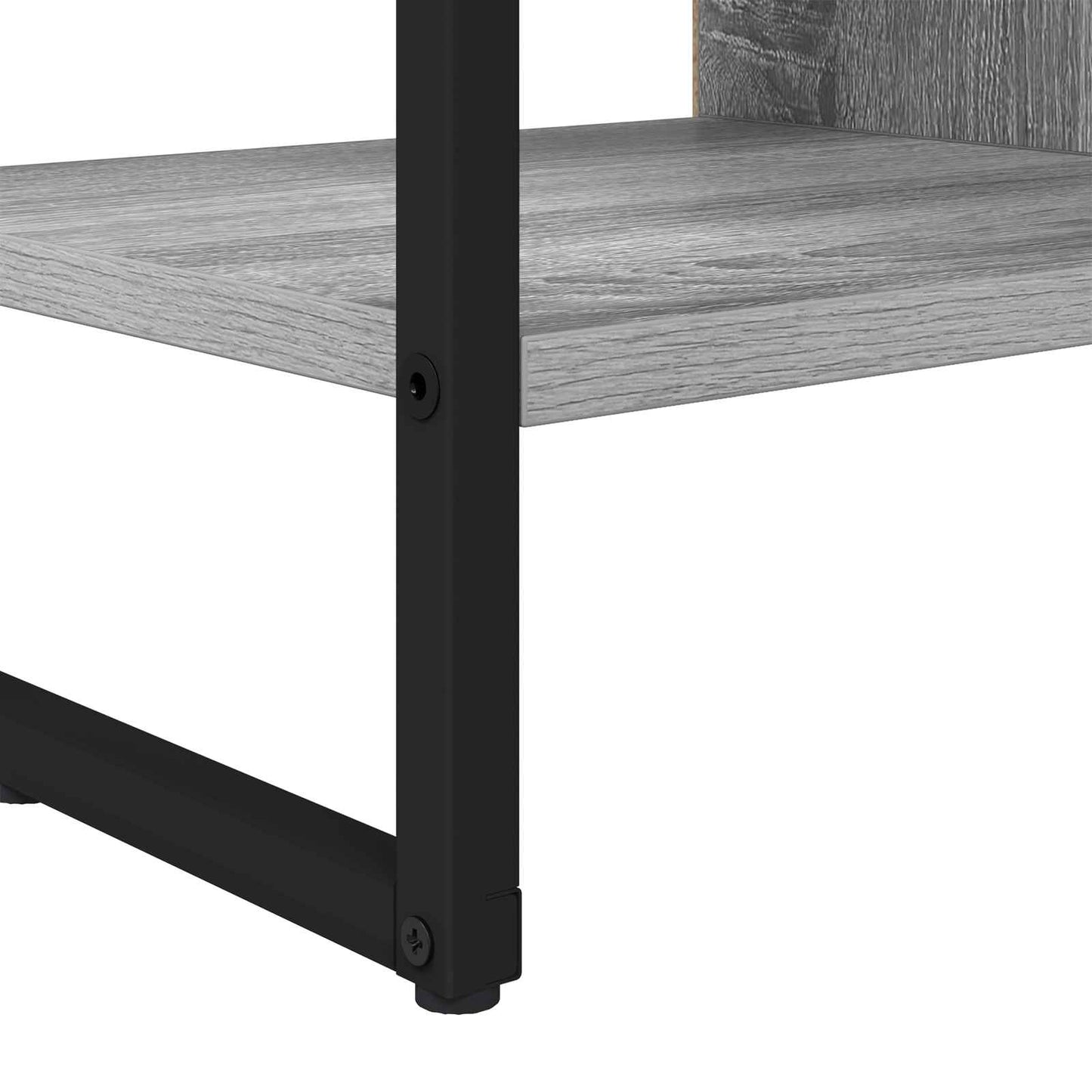 Bijzetkast Grijs Sonoma 96.5 x 30 x 75 cm Bewerkt hout is nu te koop bij PeponiXL, paradijselijk wonen!