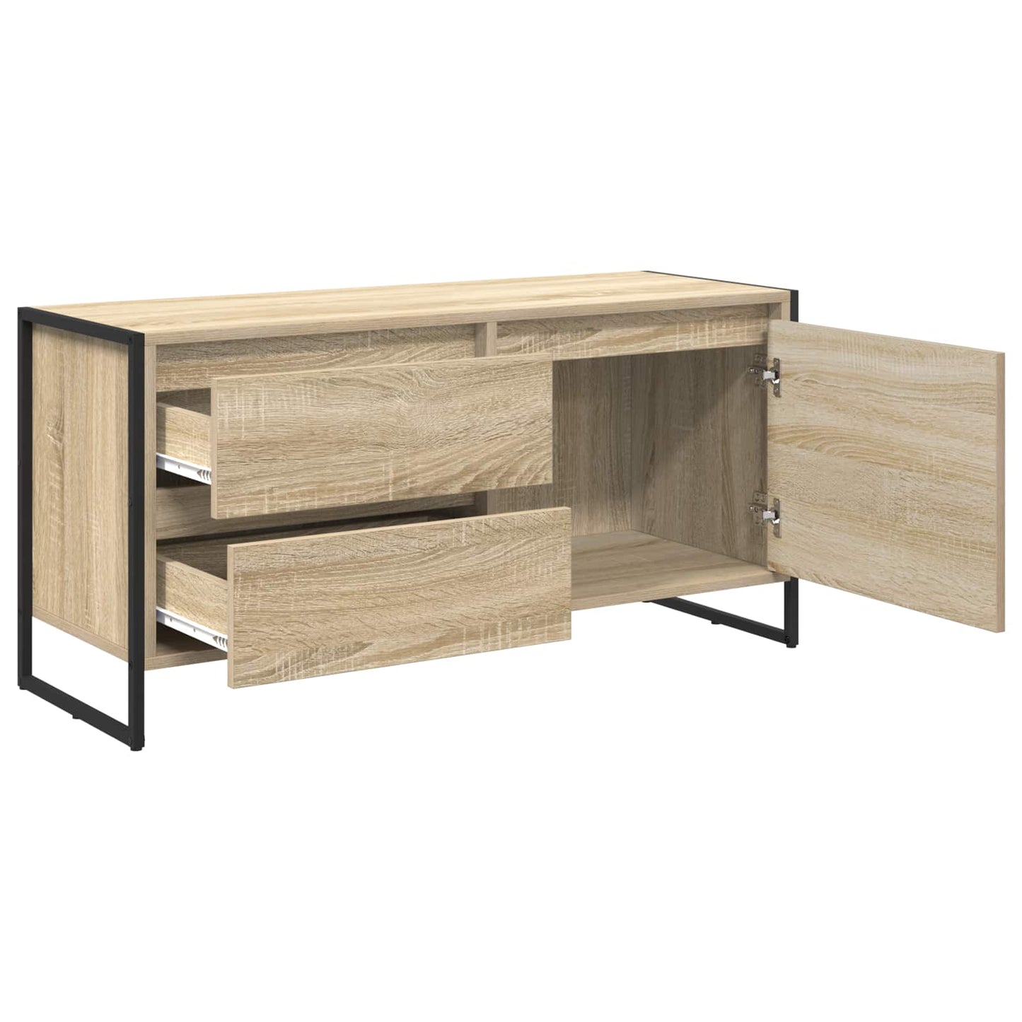 TV-kast met lade Sonoma 100 x 36 x 49.5 cm Bewerkt hout is nu te koop bij PeponiXL, paradijselijk wonen!