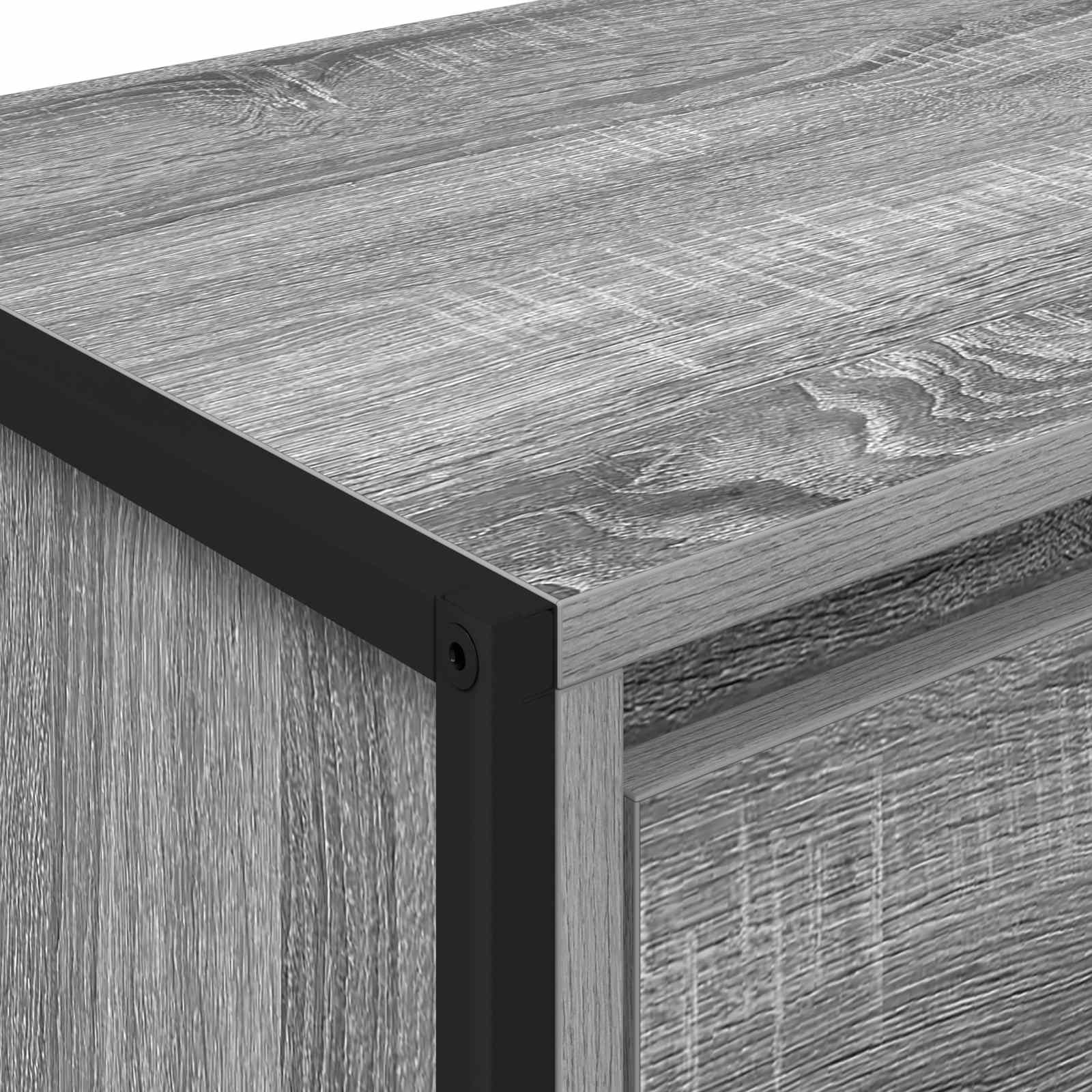 TV-kast met lade Grijs Sonoma 100 x 36 x 49.5 cm Bewerkt hout is nu te koop bij PeponiXL, paradijselijk wonen!