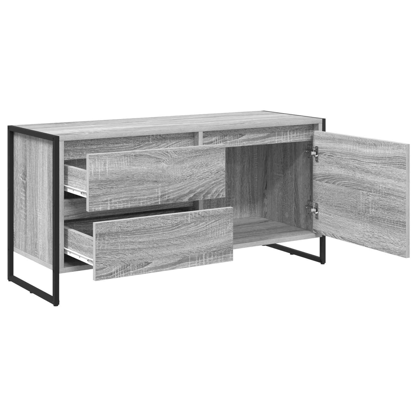 TV-kast met lade Grijs Sonoma 100 x 36 x 49.5 cm Bewerkt hout is nu te koop bij PeponiXL, paradijselijk wonen!