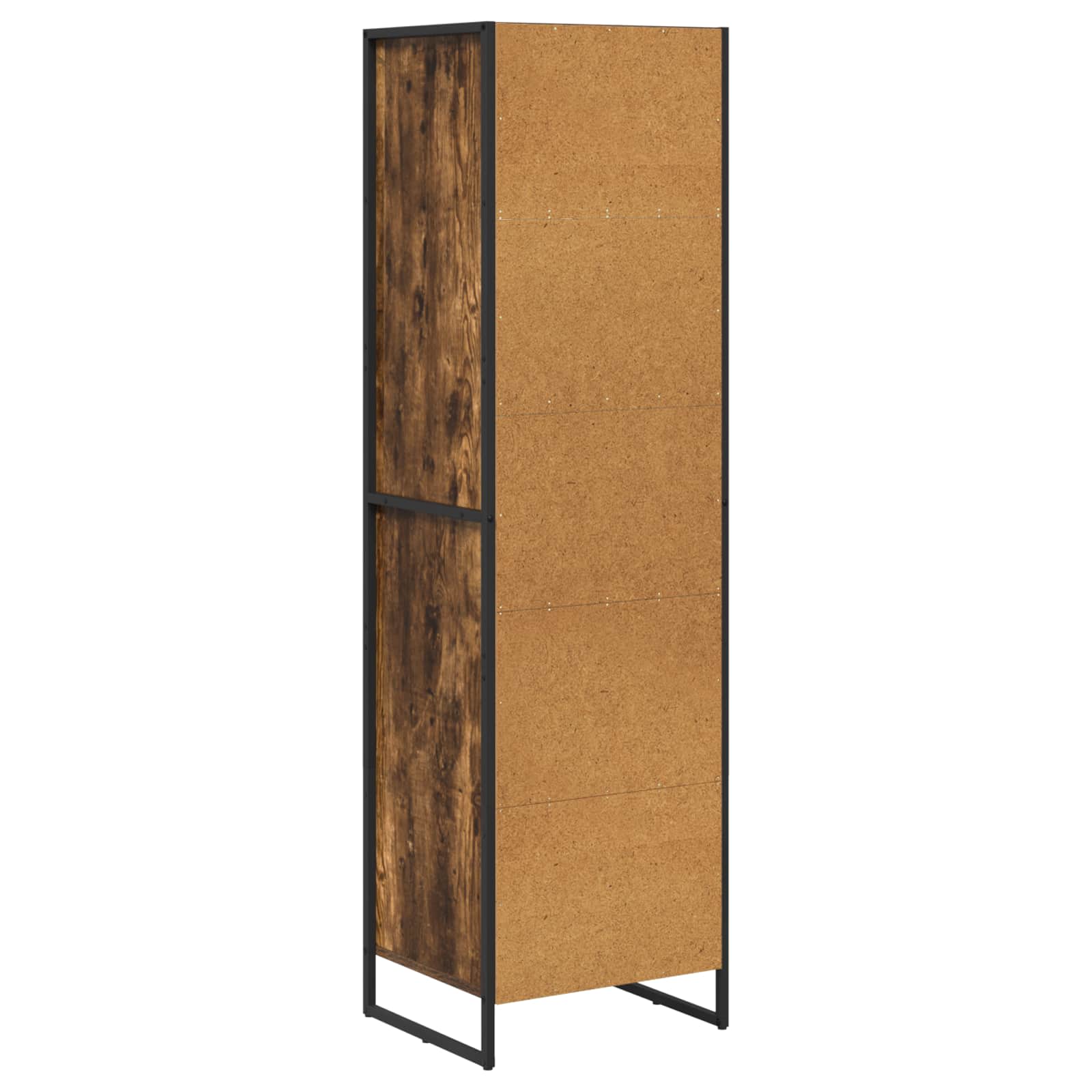 Boekenkast met lade Rook Eik 43 x 36 x 150.5 cm Bewerkt hout is nu te koop bij PeponiXL, paradijselijk wonen!