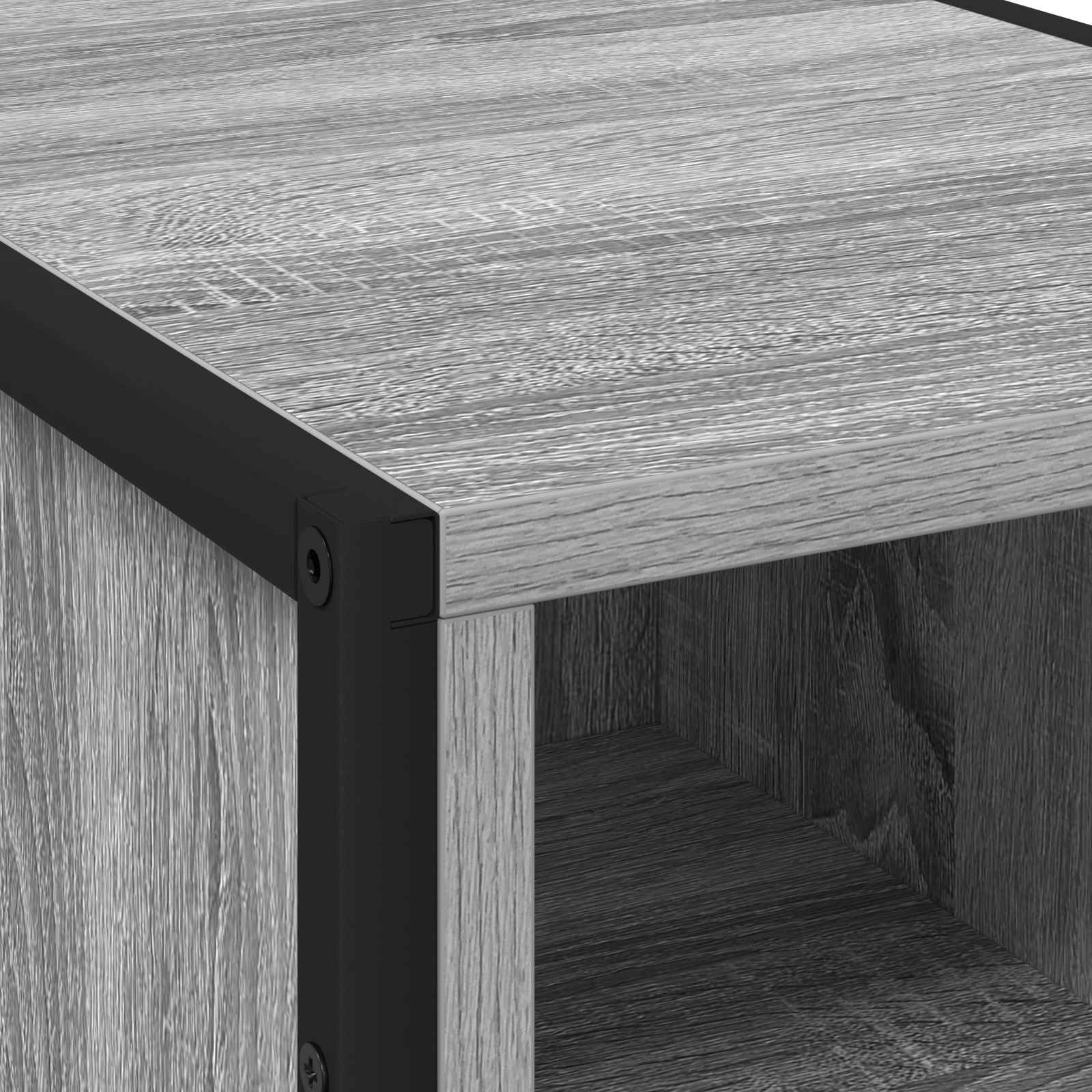 Boekenkast Grijs Sonoma 43 x 36 x 150.5 cm Bewerkt hout is nu te koop bij PeponiXL, paradijselijk wonen!