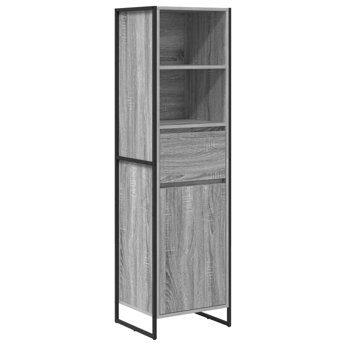 Boekenkast Grijs Sonoma 43 x 36 x 150.5 cm Bewerkt hout is nu te koop bij PeponiXL, paradijselijk wonen!