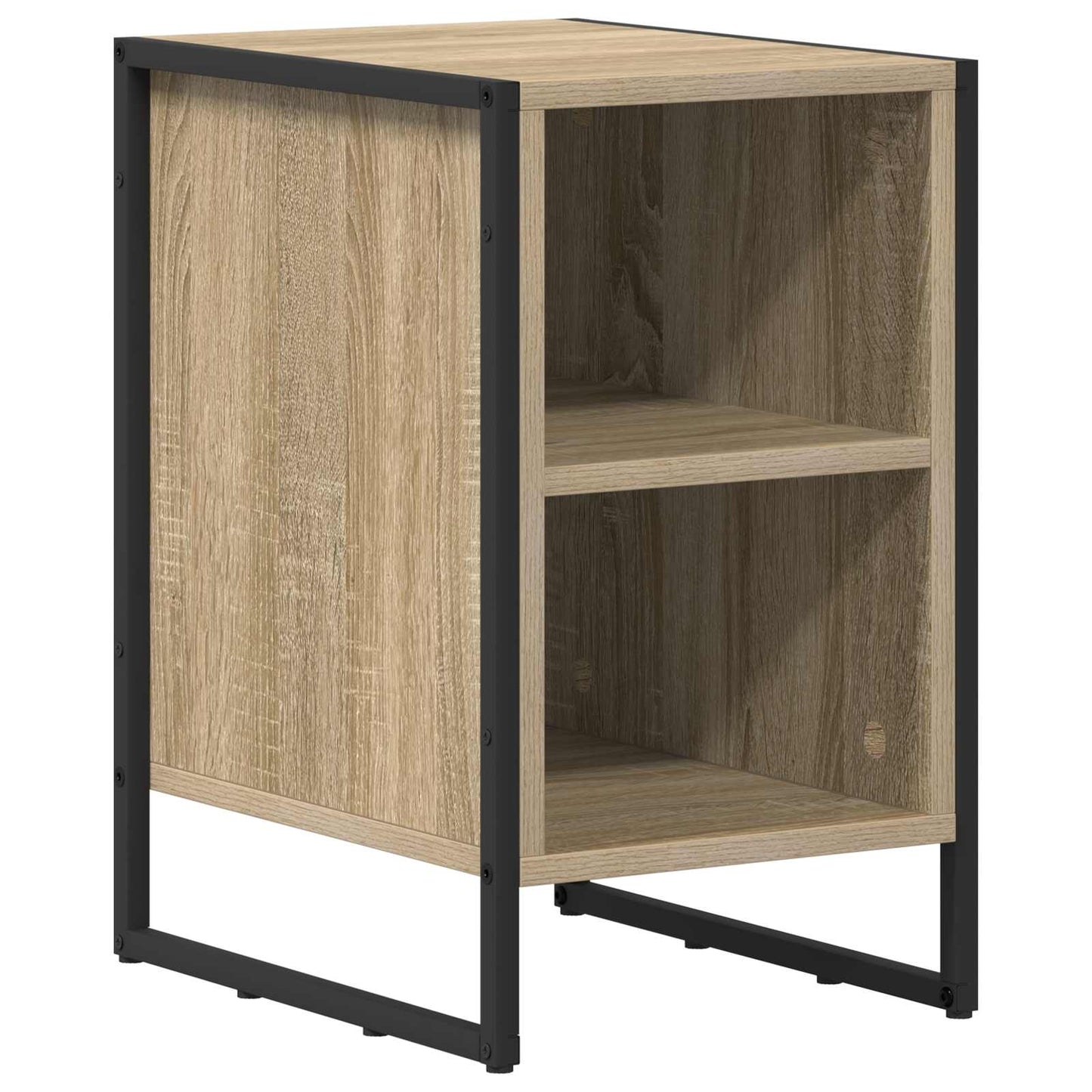 Nachtkastje 2 pcs Sonoma 39.5 x 30 x 50 cm Bewerkt hout is nu te koop bij PeponiXL, paradijselijk wonen!