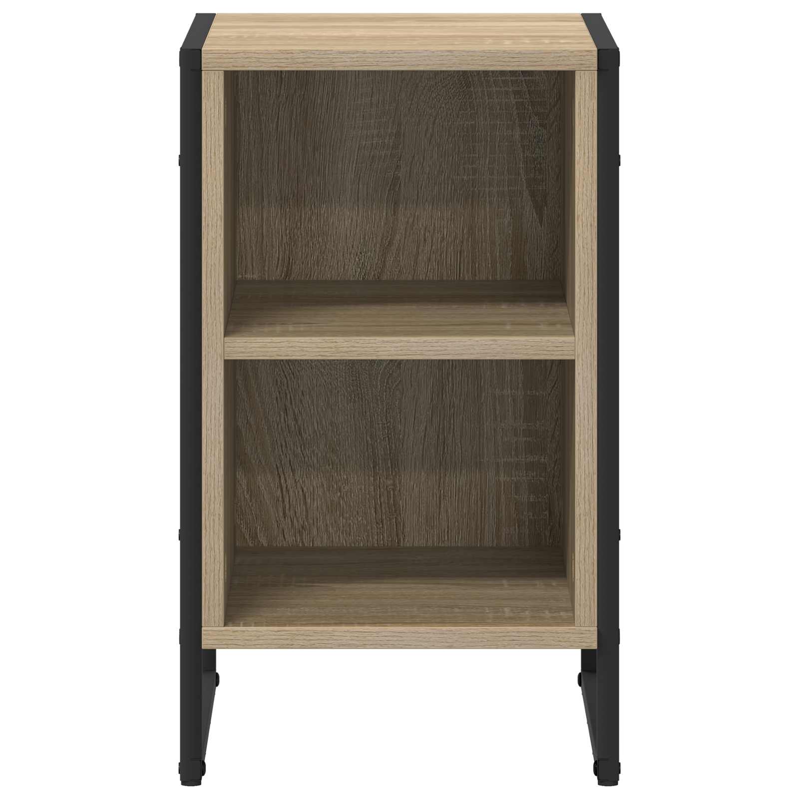 Nachtkastje 2 pcs Sonoma 39.5 x 30 x 50 cm Bewerkt hout is nu te koop bij PeponiXL, paradijselijk wonen!