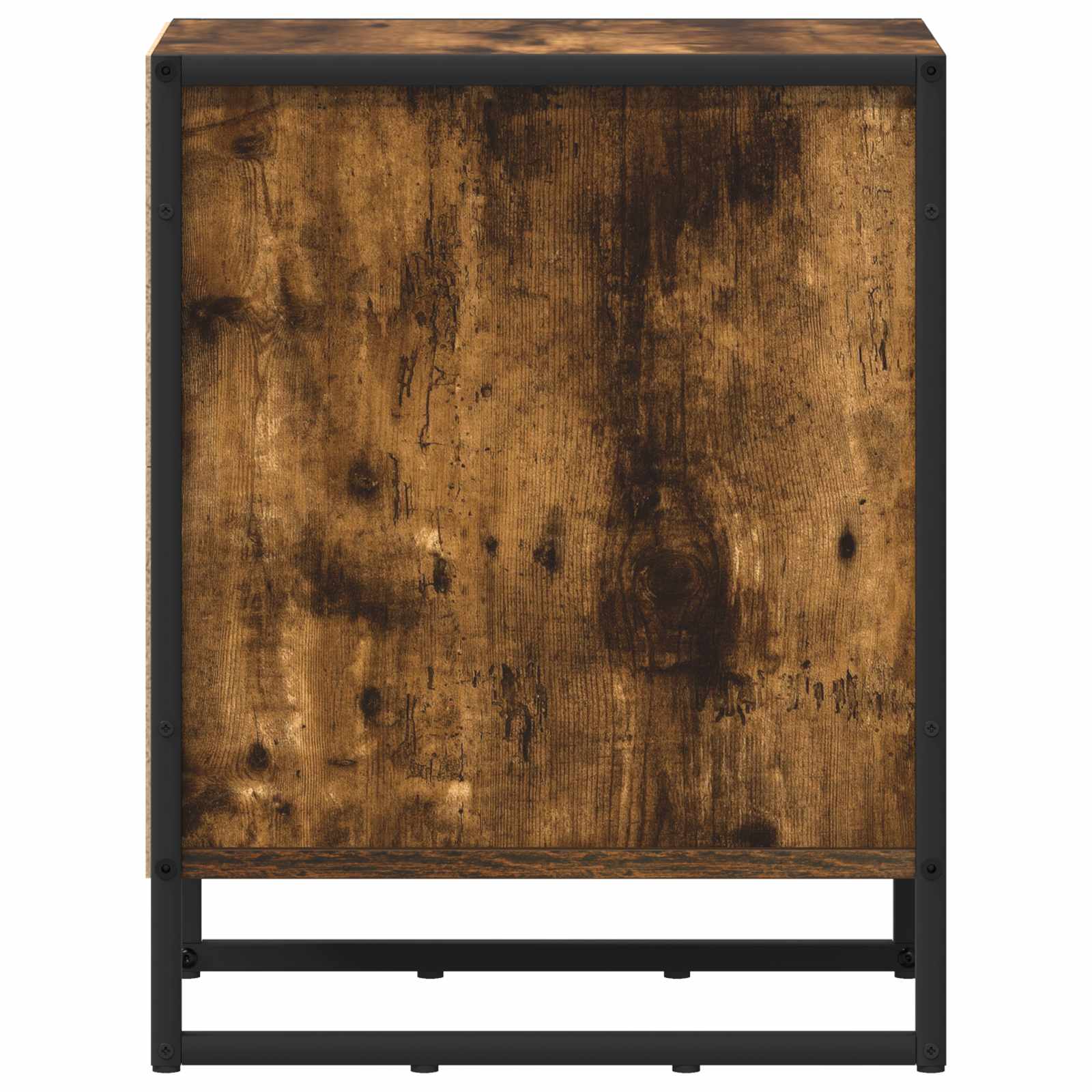 Nachtkastje Rook Eiken 39.5 x 30 x 50 cm Bewerkt hout is nu te koop bij PeponiXL, paradijselijk wonen!