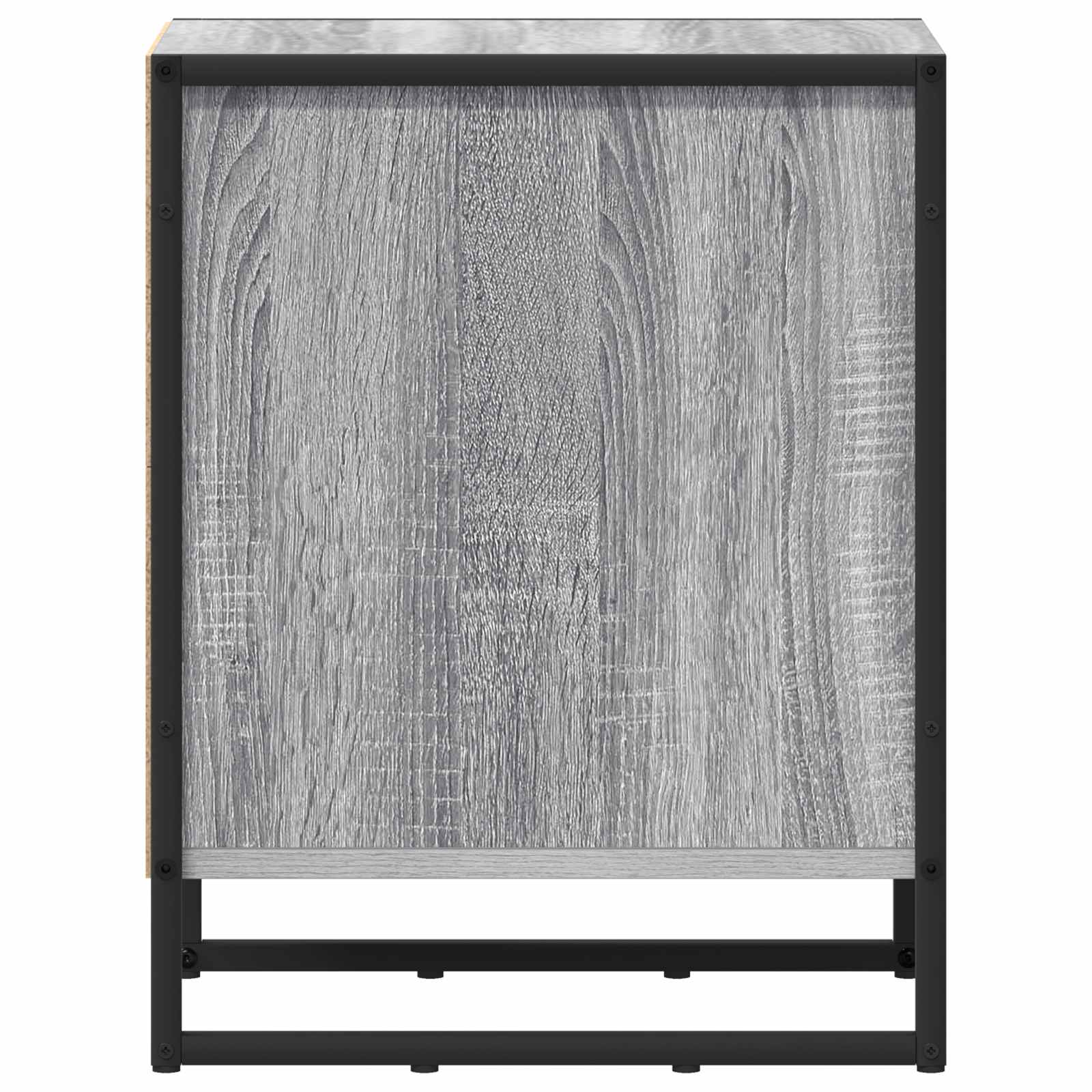 Nachtkastje Grijs Sonoma 39.5 x 30 x 50 cm Bewerkt hout is nu te koop bij PeponiXL, paradijselijk wonen!