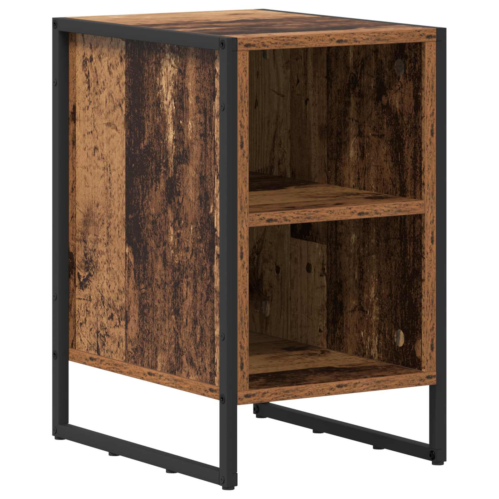 Nachtkastje 2 pcs Oud Hout 39.5 x 30 x 50 cm Bewerkt hout is nu te koop bij PeponiXL, paradijselijk wonen!