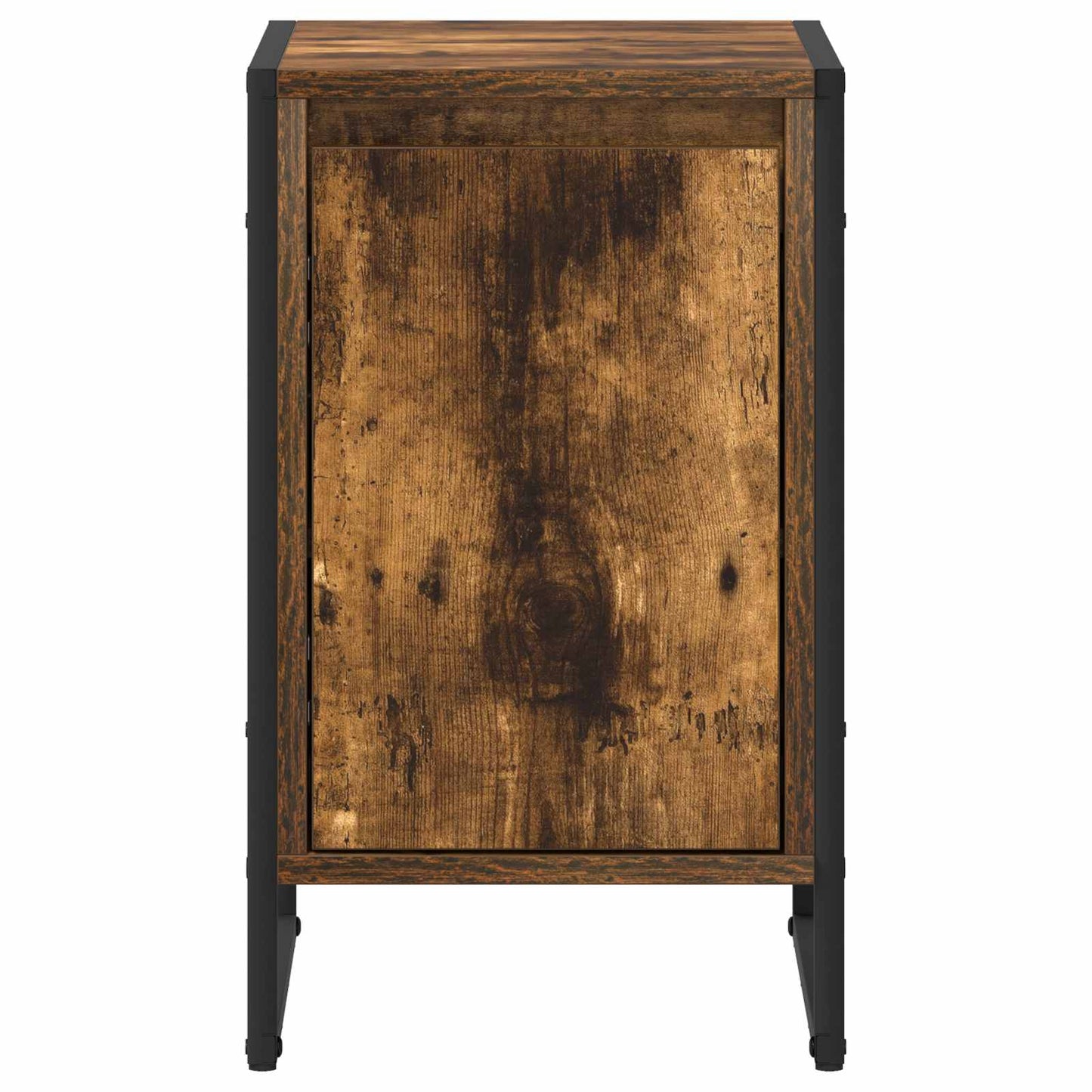 Nachtkastje Rook Eik 39,5 x 30 x 50 cm Bewerkt hout is nu te koop bij PeponiXL, paradijselijk wonen!