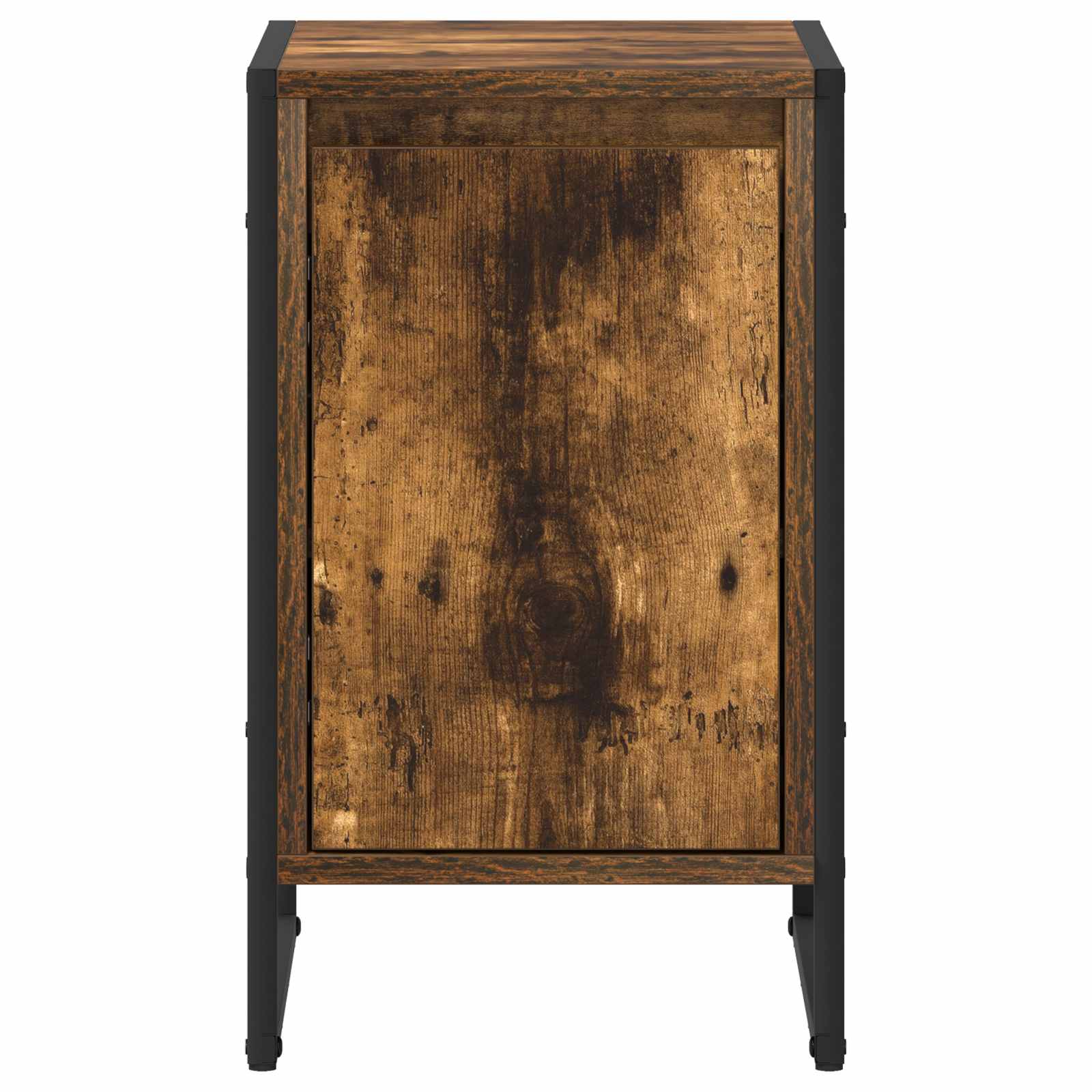 Nachtkastje Rook Eik 39,5 x 30 x 50 cm Bewerkt hout is nu te koop bij PeponiXL, paradijselijk wonen!