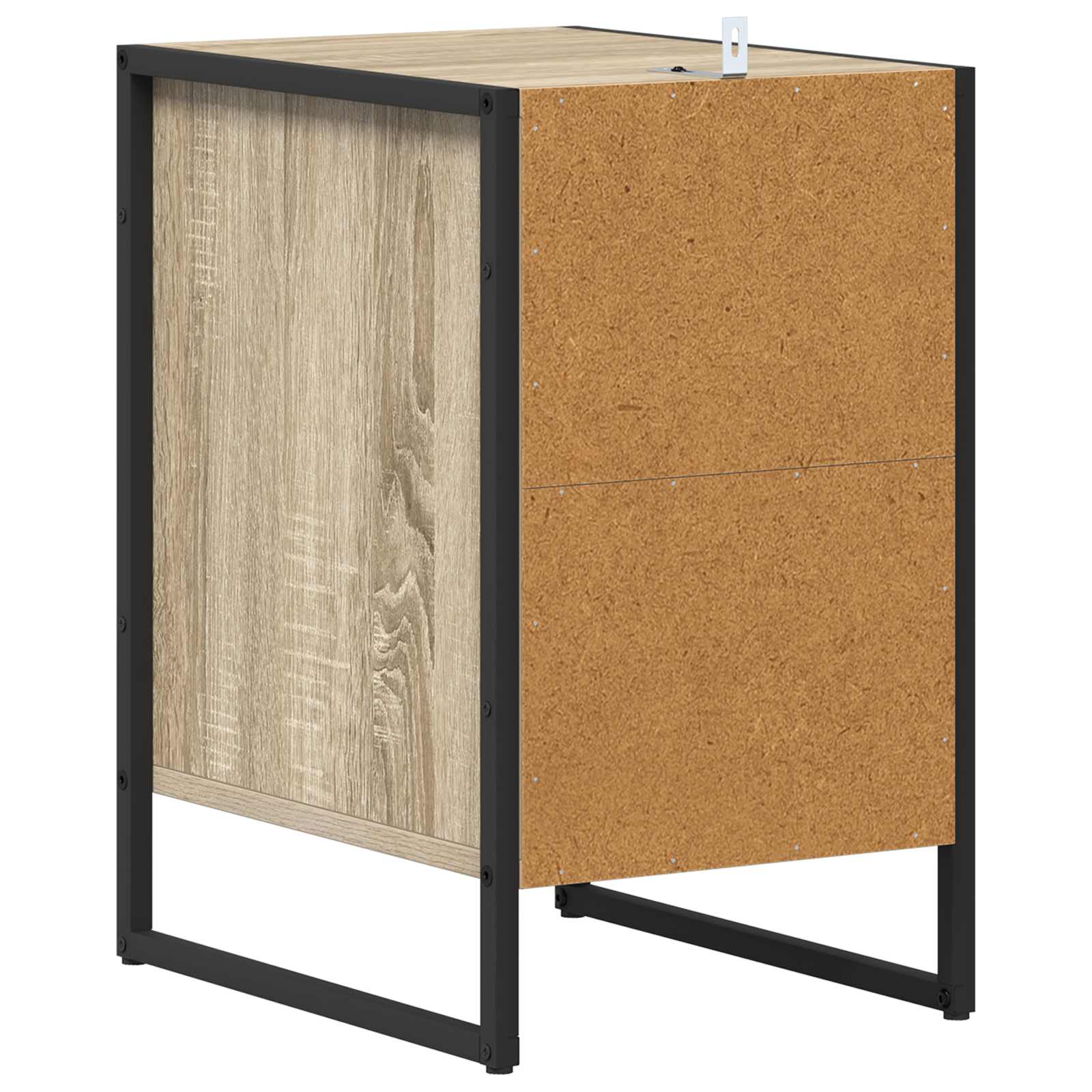 Nachtkastje met lade Sonoma 39,5 x 30 x 50 cm Bewerkt hout is nu te koop bij PeponiXL, paradijselijk wonen!