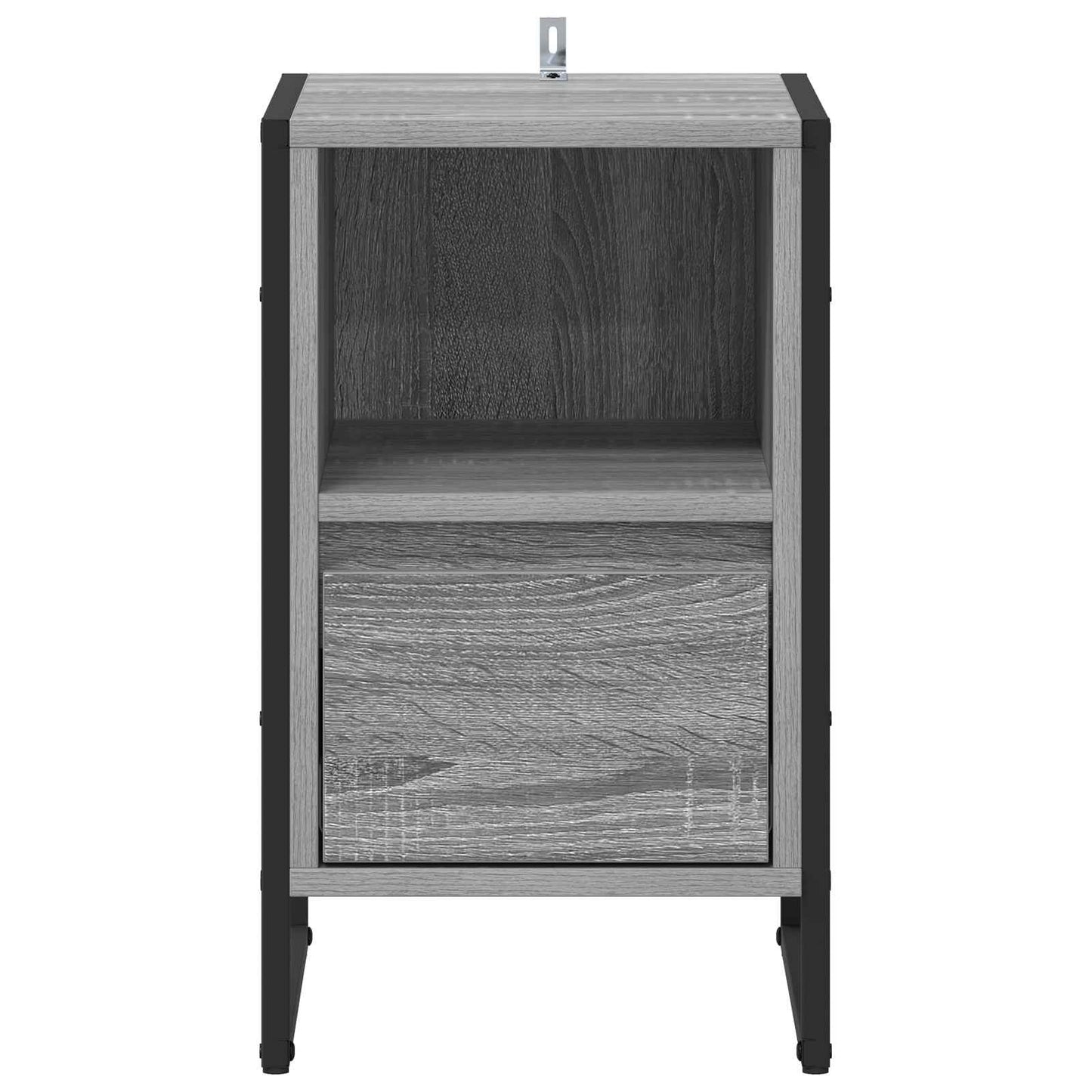 Nachtkastje Grijs Sonoma 39,5 x 30 x 50 cm Bewerkt hout is nu te koop bij PeponiXL, paradijselijk wonen!