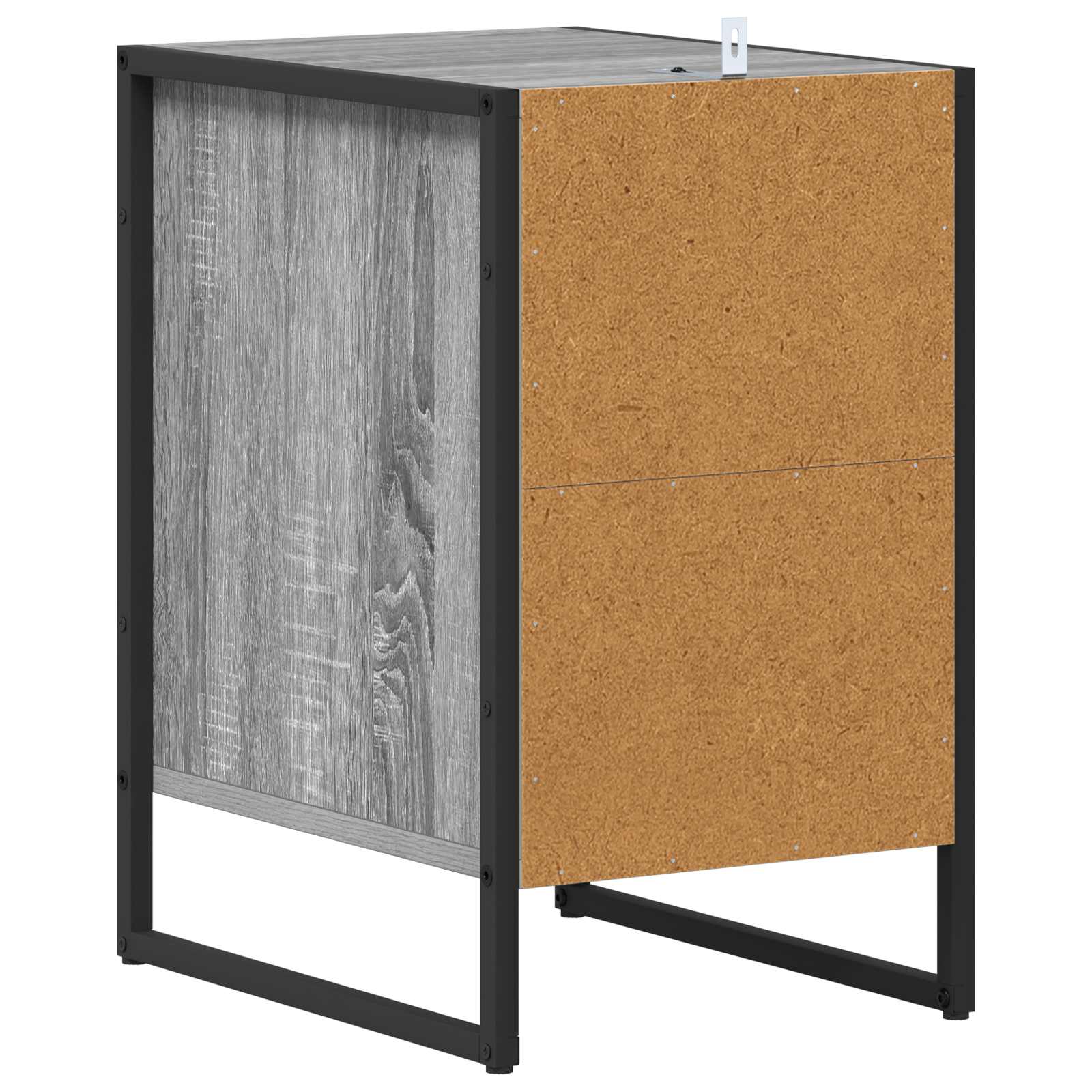 Nachtkastje 2 pcs Grijs Sonoma 39,5 x 30 x 50 cm Bewerkt hout is nu te koop bij PeponiXL, paradijselijk wonen!