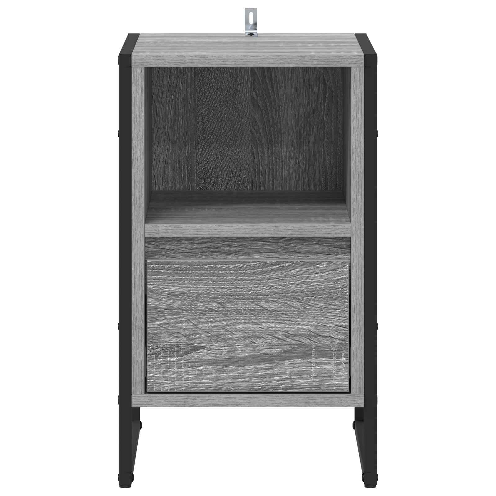 Nachtkastje 2 pcs Grijs Sonoma 39,5 x 30 x 50 cm Bewerkt hout is nu te koop bij PeponiXL, paradijselijk wonen!