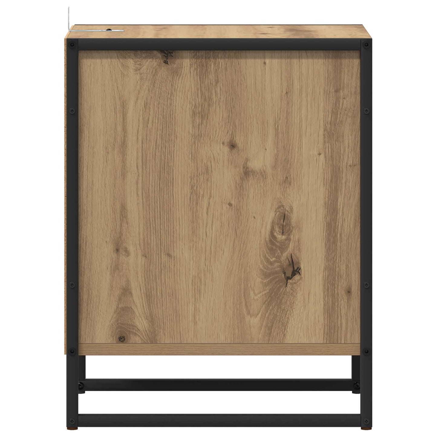 Nachtkastje met lade 2 pcs Ambachtelijk eiken 39,5 x 30 x 50 cm is nu te koop bij PeponiXL, paradijselijk wonen!