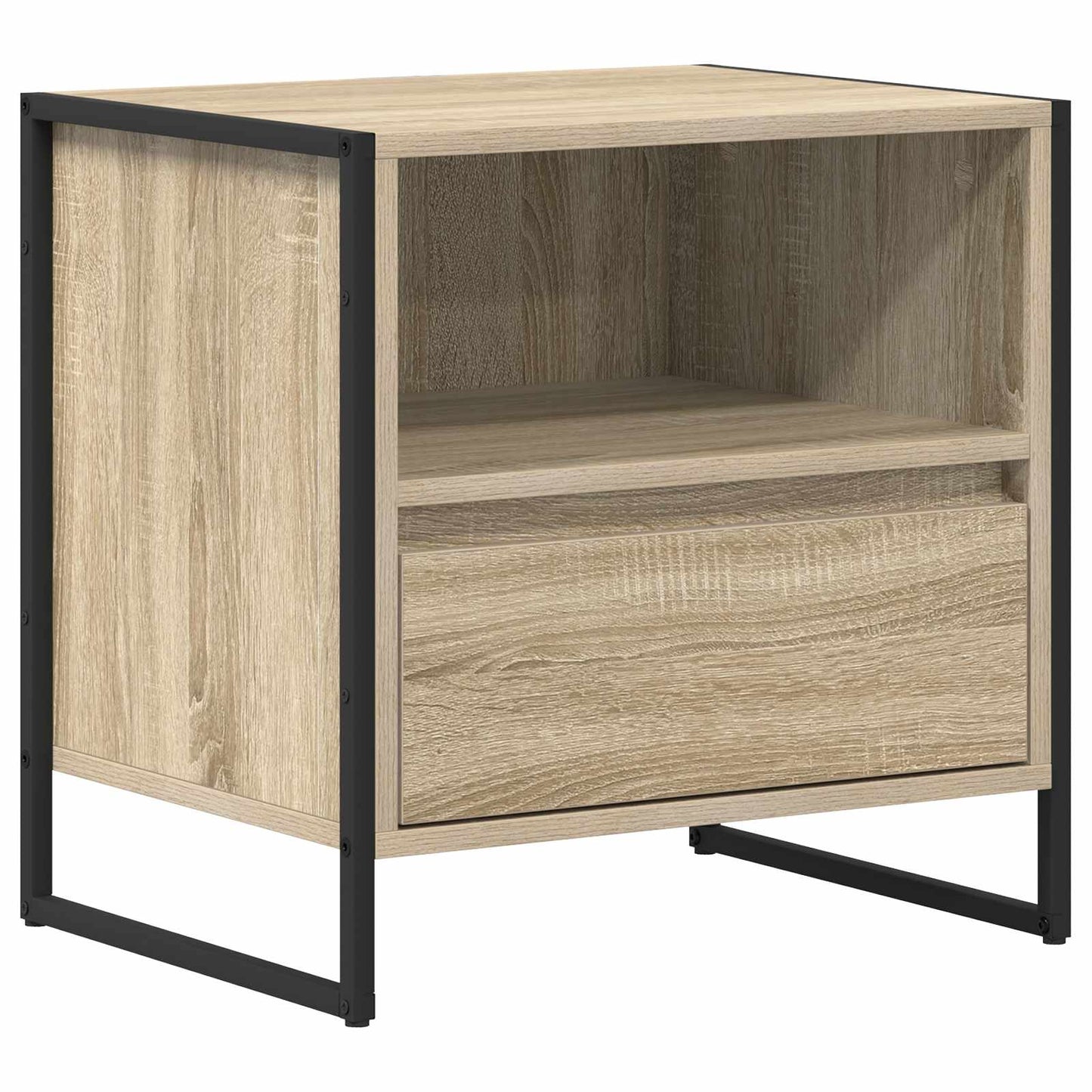 Nachtkastje 2 pcs Sonoma 50 x 39,5 x 50 cm Bewerkt hout is nu te koop bij PeponiXL, paradijselijk wonen!
