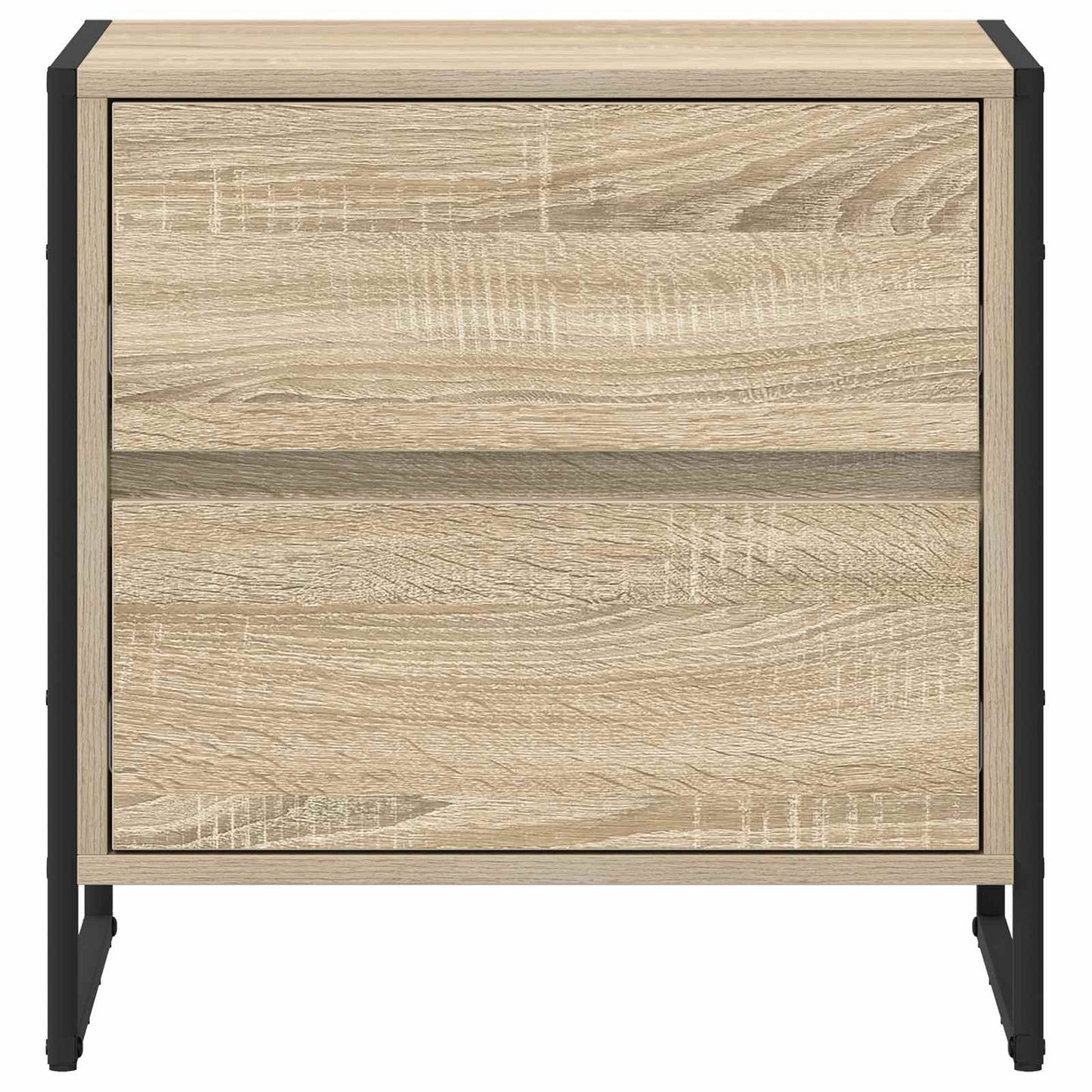 Nachtkastje 2 pcs Sonoma 50 x 39,5 x 50 cm Bewerkt hout is nu te koop bij PeponiXL, paradijselijk wonen!