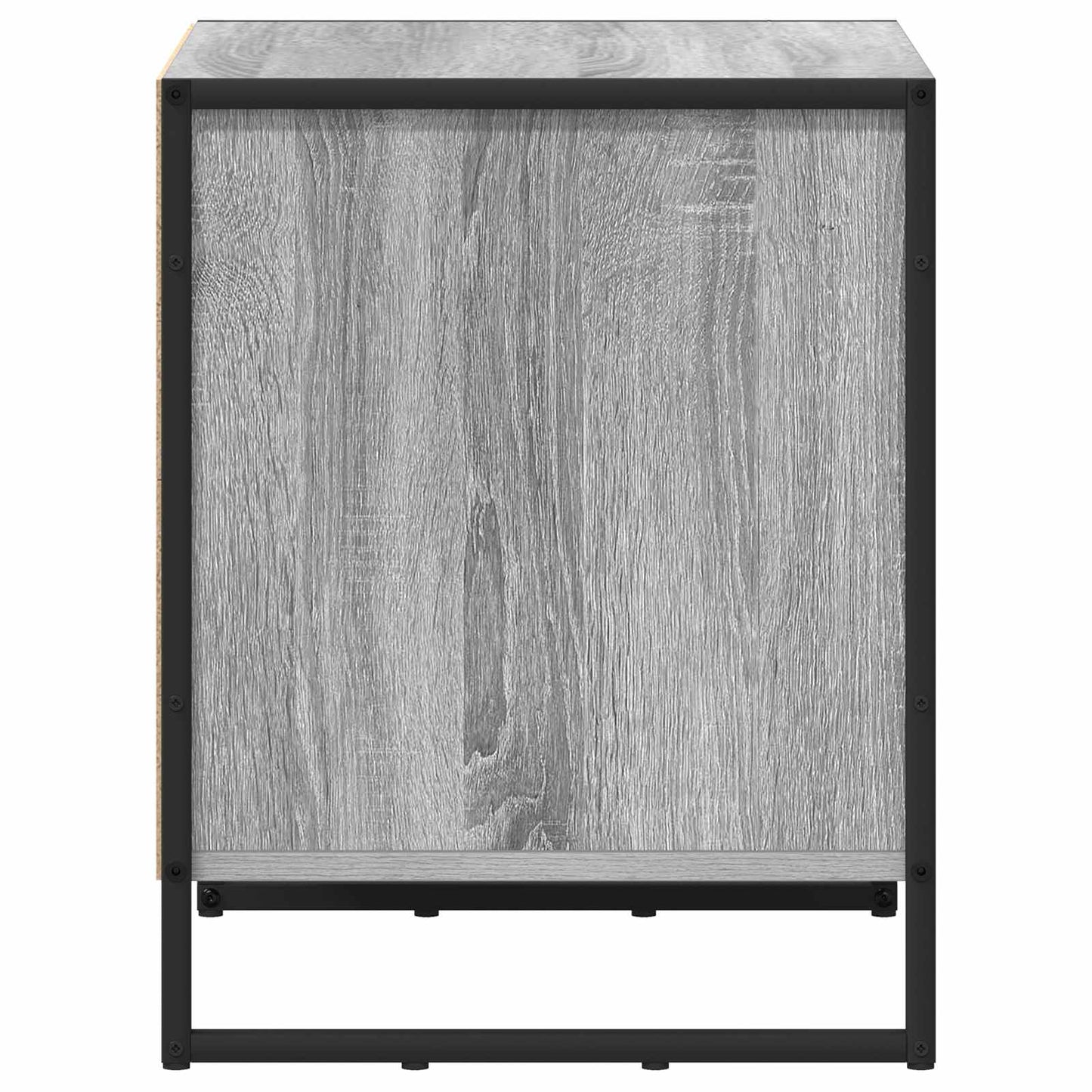 Nachtkastje Grijs Sonoma 50 x 39,5 x 50 cm Bewerkt hout is nu te koop bij PeponiXL, paradijselijk wonen!