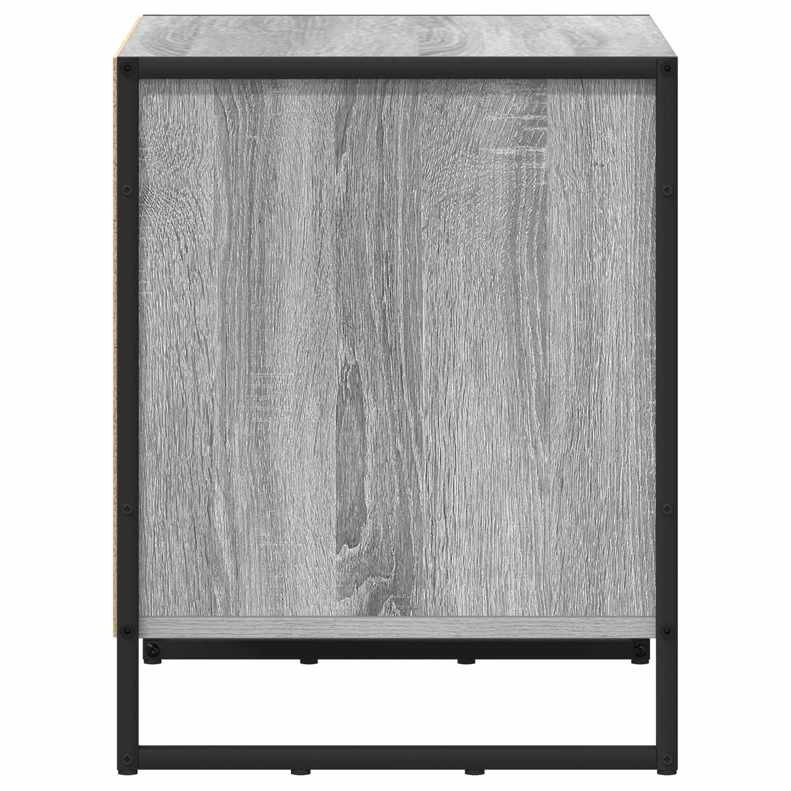 Nachtkastje 2 pcs Grijs Sonoma 50 x 39,5 x 50 cm Bewerkt hout is nu te koop bij PeponiXL, paradijselijk wonen!