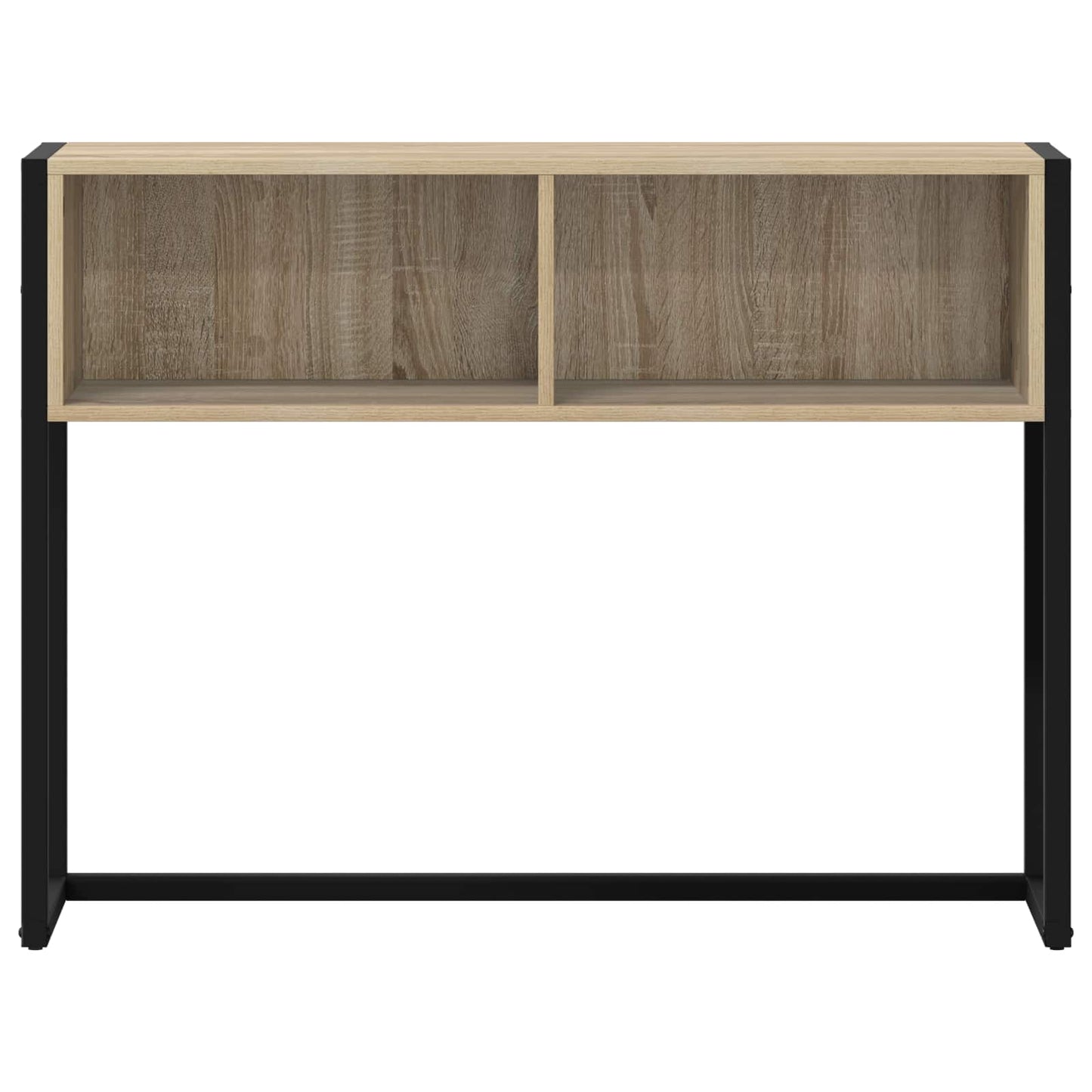 Bijzettafel met opslag Sonoma 100 x 36 x 75 cm Bewerkt hout is nu te koop bij PeponiXL, paradijselijk wonen!