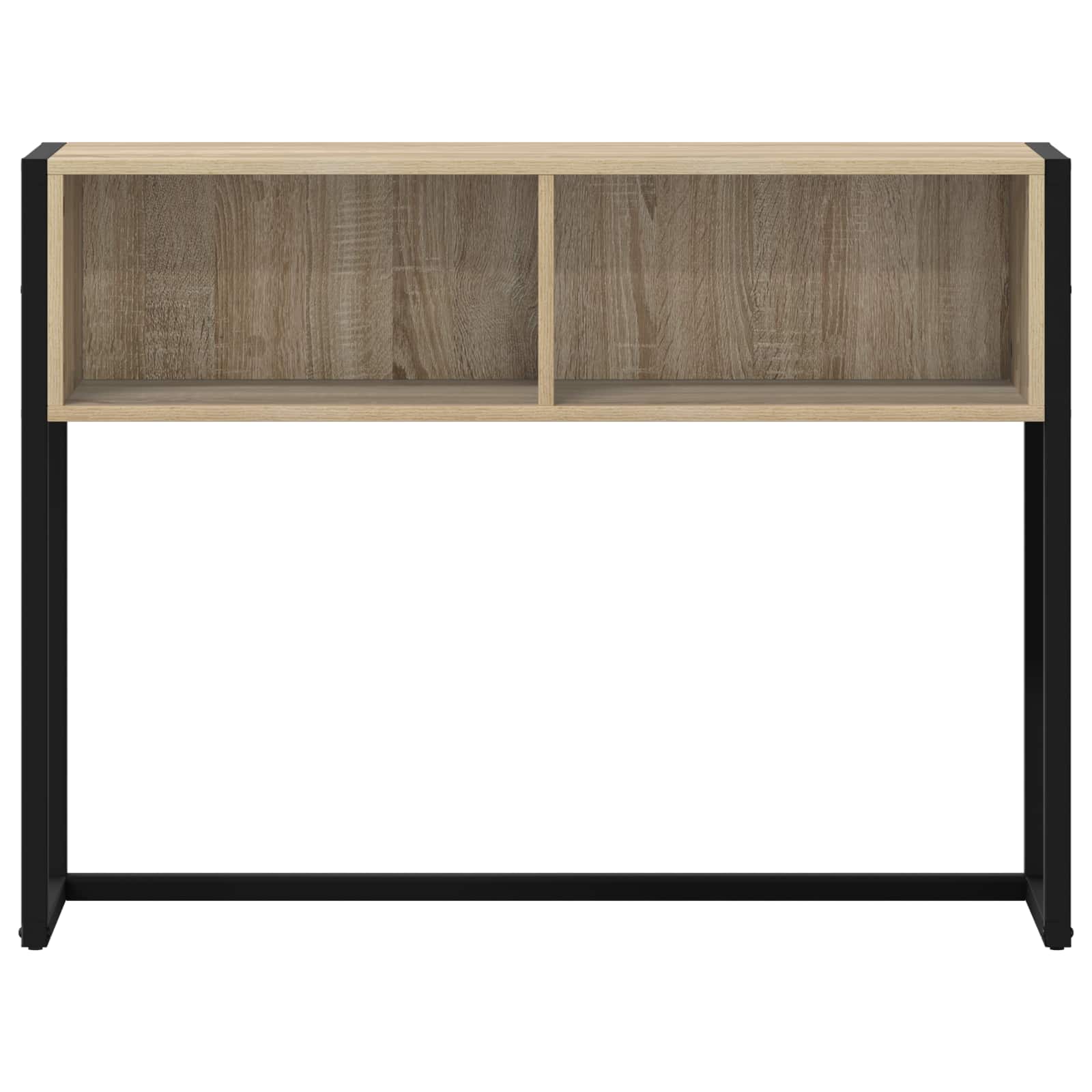 Bijzettafel met opslag Sonoma 100 x 36 x 75 cm Bewerkt hout is nu te koop bij PeponiXL, paradijselijk wonen!