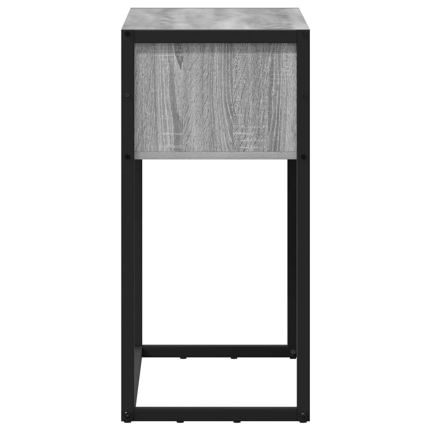 Bijzettafel Grijs Sonoma 100 x 36 x 75 cm Bewerkt hout is nu te koop bij PeponiXL, paradijselijk wonen!