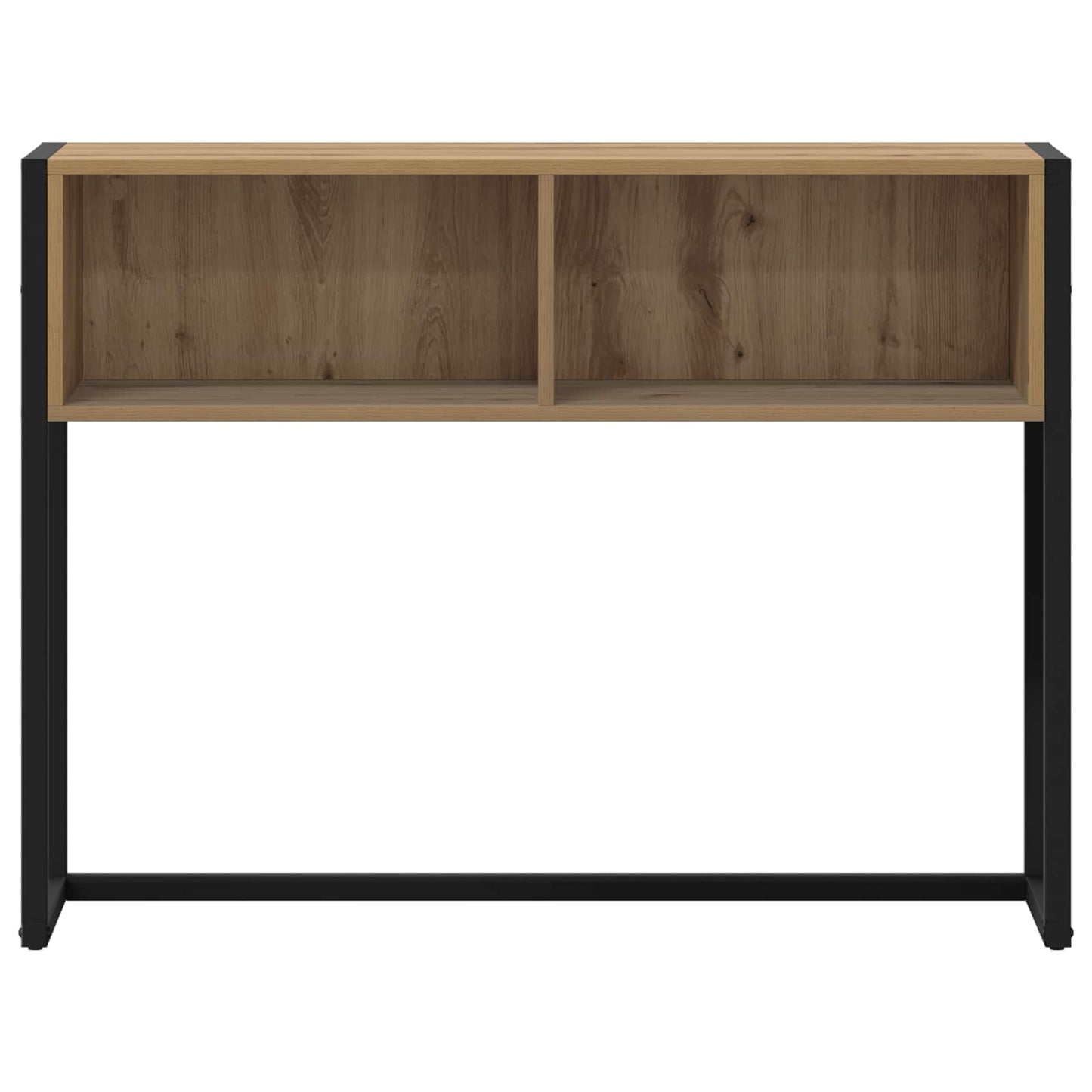 Bijzettafel Ambachtelijk eiken 100 x 36 x 75 cm Bewerkt hout is nu te koop bij PeponiXL, paradijselijk wonen!