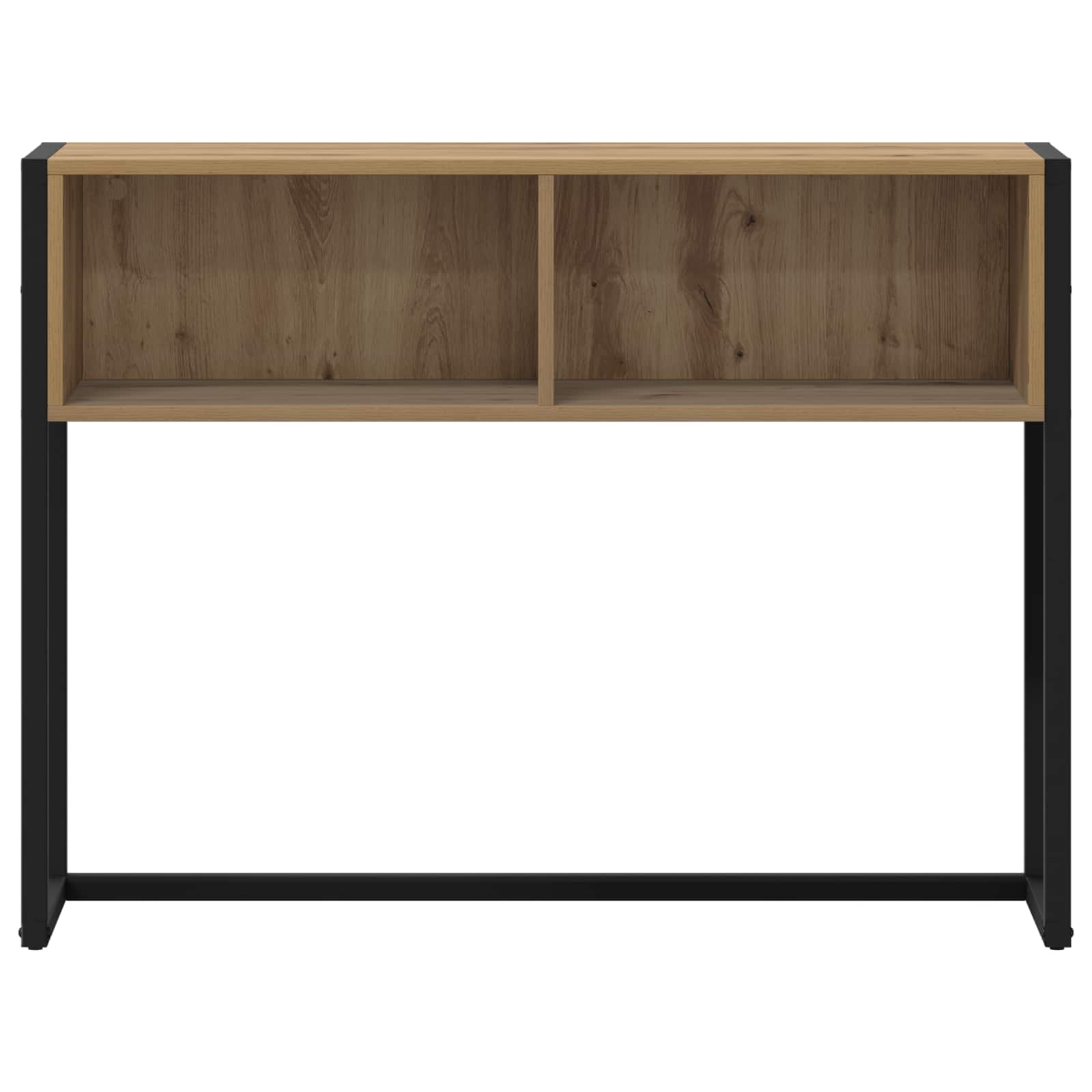 Bijzettafel Ambachtelijk eiken 100 x 36 x 75 cm Bewerkt hout is nu te koop bij PeponiXL, paradijselijk wonen!