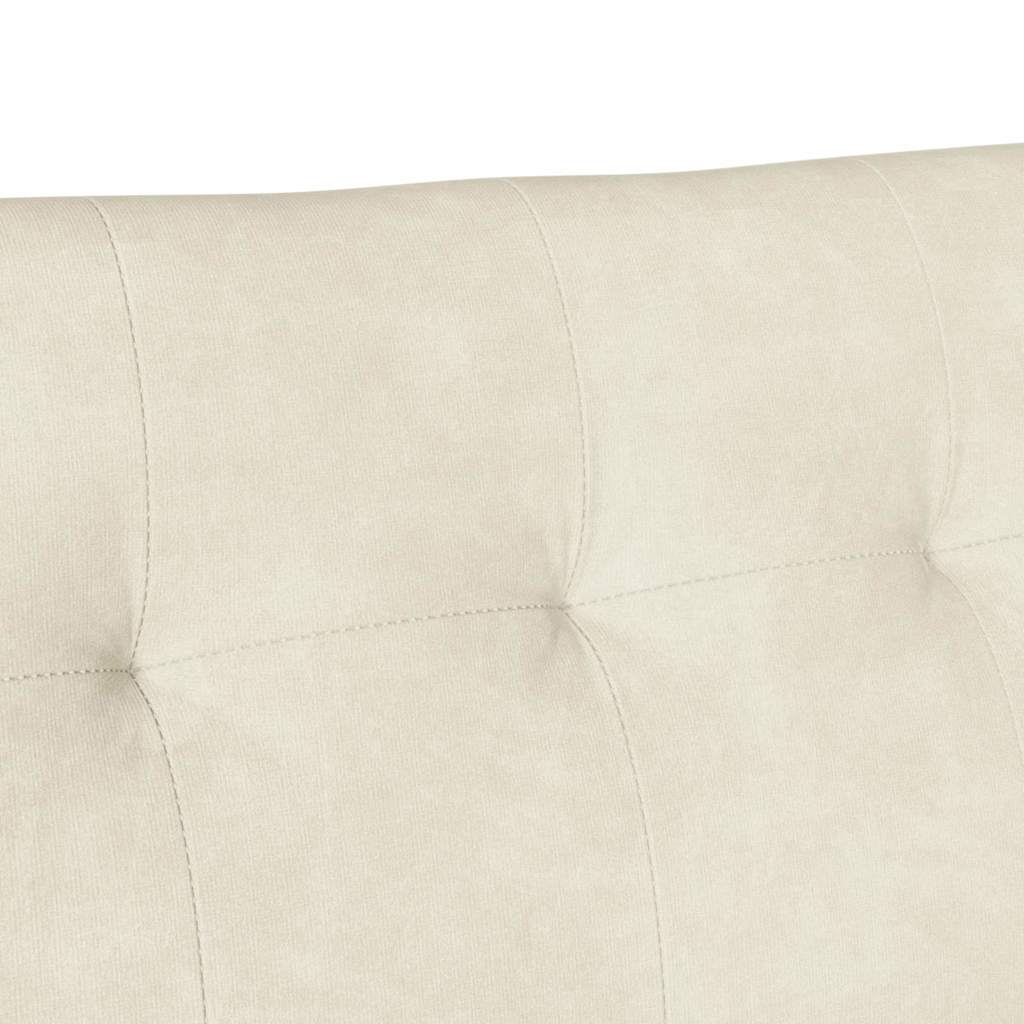 Chesterfield Bank Crème 112 x 65,5 x 75 cm Fluweel is nu te koop bij PeponiXL, paradijselijk wonen!