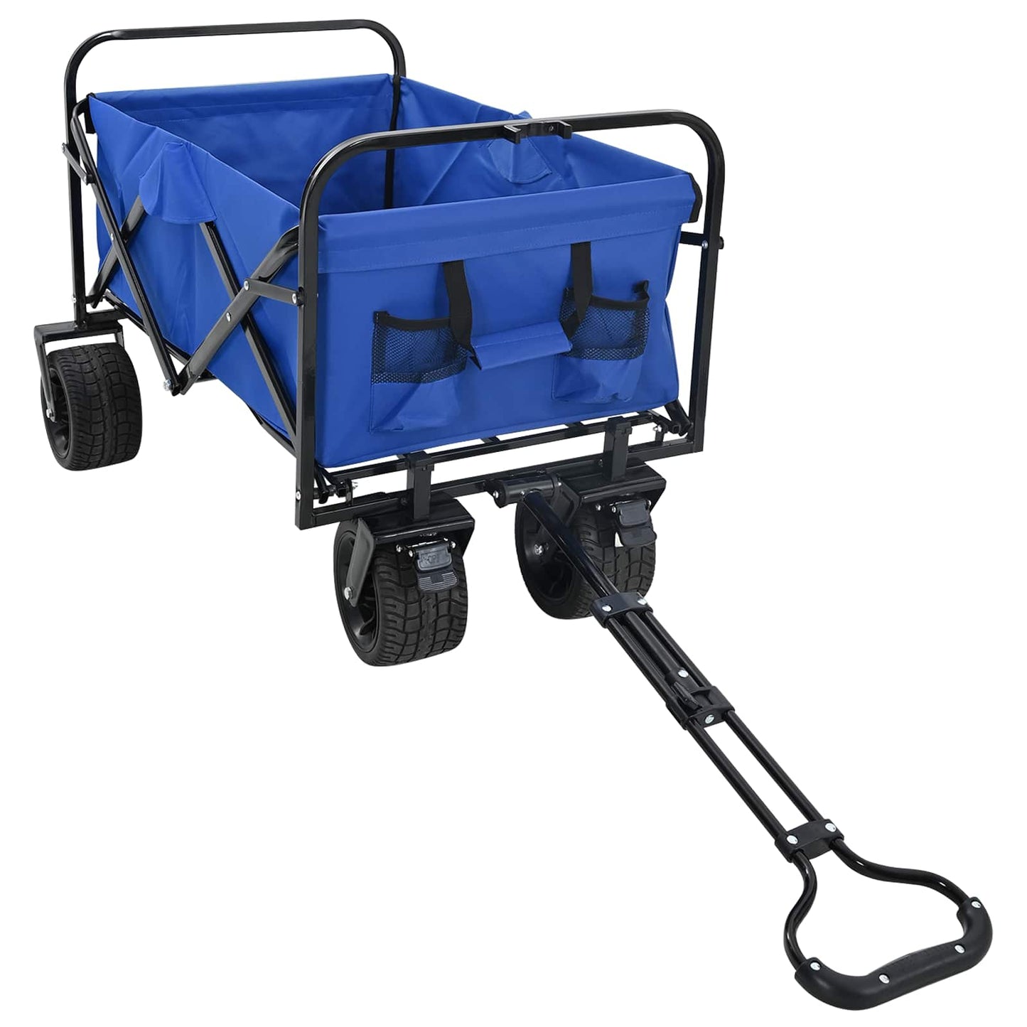 Opvouwbare Wagen Blauw 89 x 63 x 96 cm is nu te koop bij PeponiXL, paradijselijk wonen!