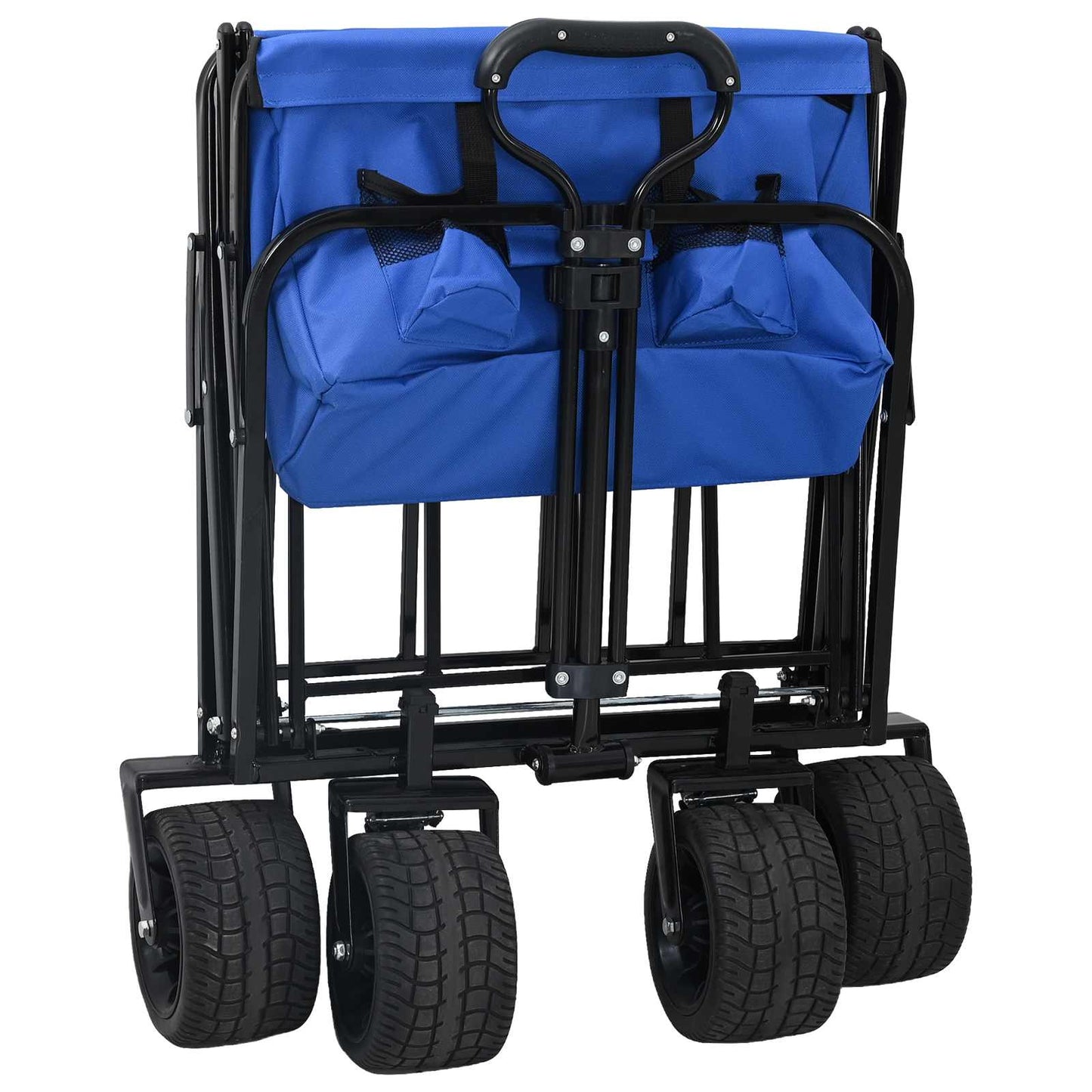 Opvouwbare Wagen Blauw 89 x 63 x 96 cm is nu te koop bij PeponiXL, paradijselijk wonen!