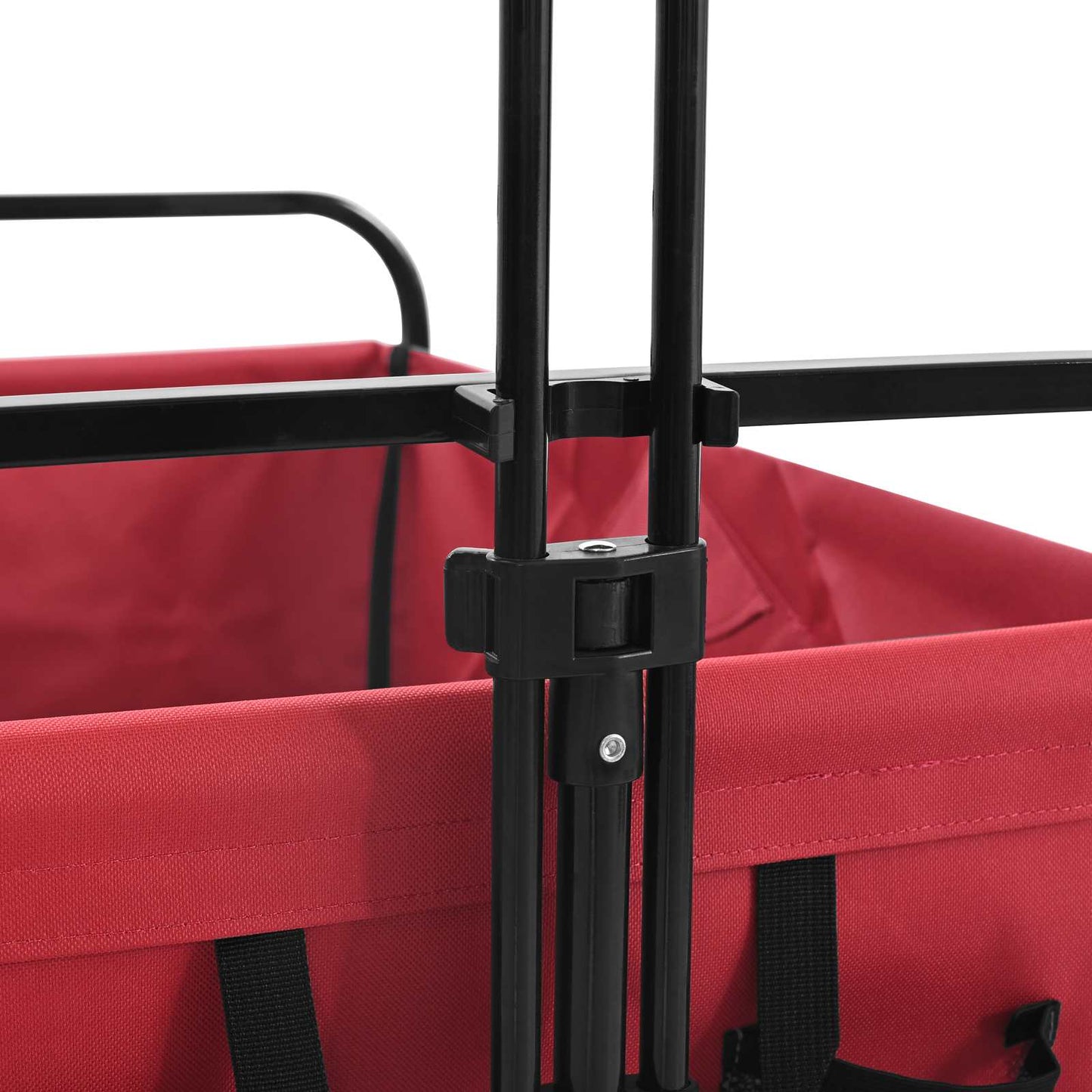 Opvouwbare Wagen Rood 89 x 63 x 96 cm Staal en polyester oxford is nu te koop bij PeponiXL, paradijselijk wonen!