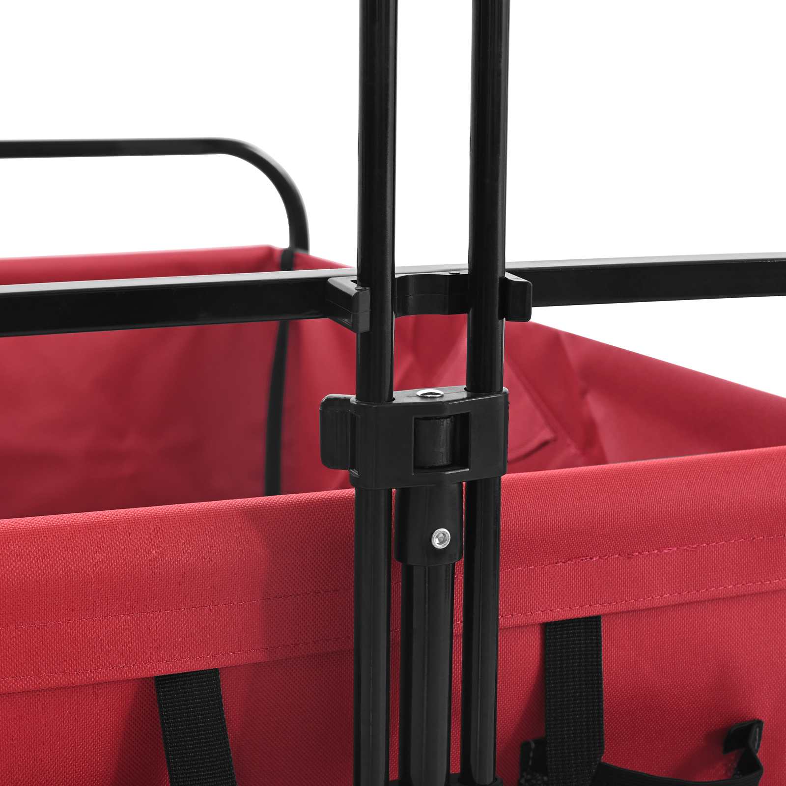 Opvouwbare Wagen Rood 89 x 63 x 96 cm Staal en polyester oxford is nu te koop bij PeponiXL, paradijselijk wonen!
