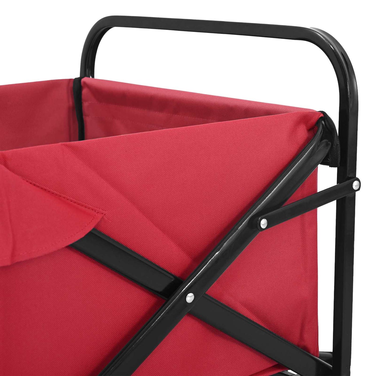 Opvouwbare Wagen Rood 89 x 63 x 96 cm Staal en polyester oxford is nu te koop bij PeponiXL, paradijselijk wonen!