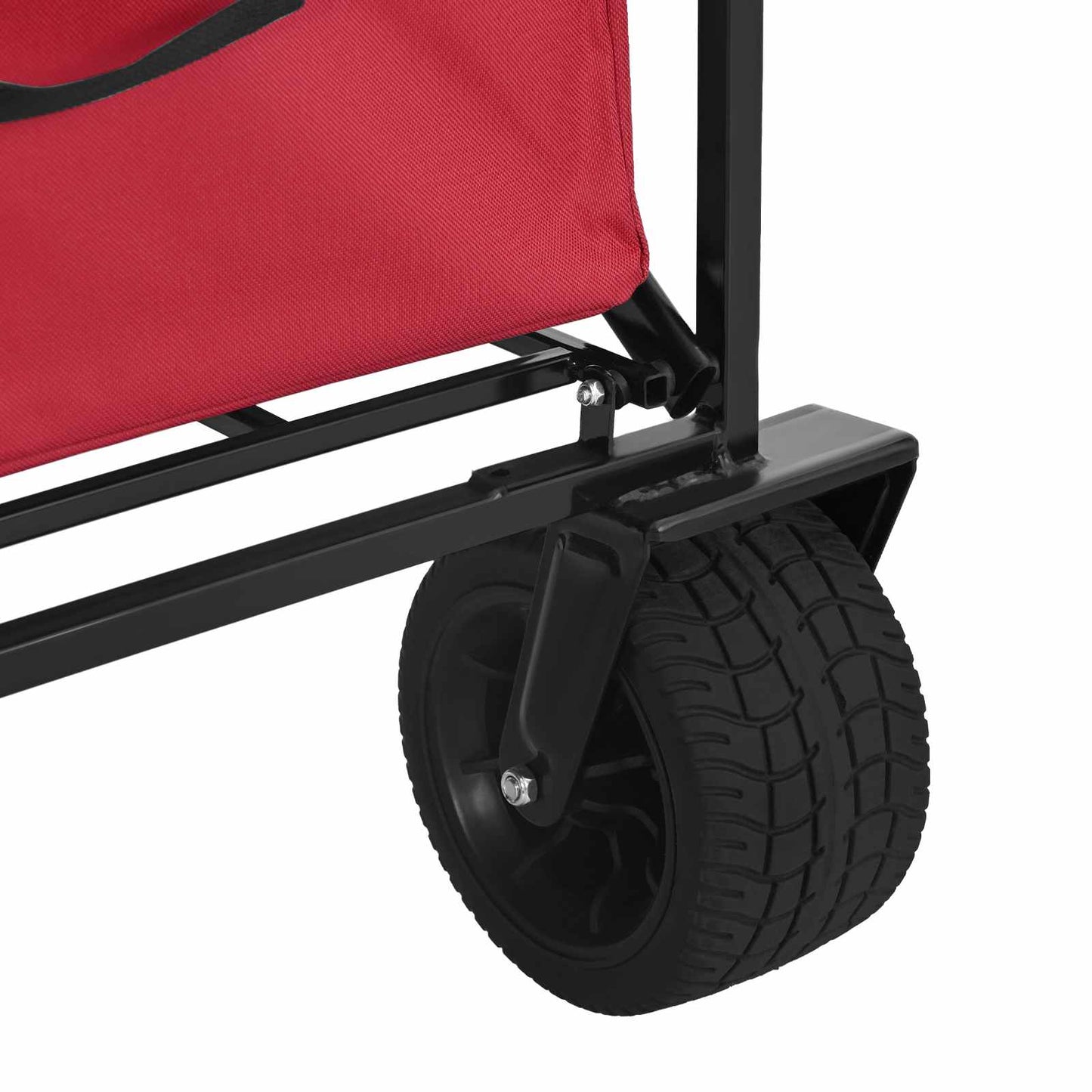 Opvouwbare Wagen Rood 89 x 63 x 96 cm Staal en polyester oxford is nu te koop bij PeponiXL, paradijselijk wonen!