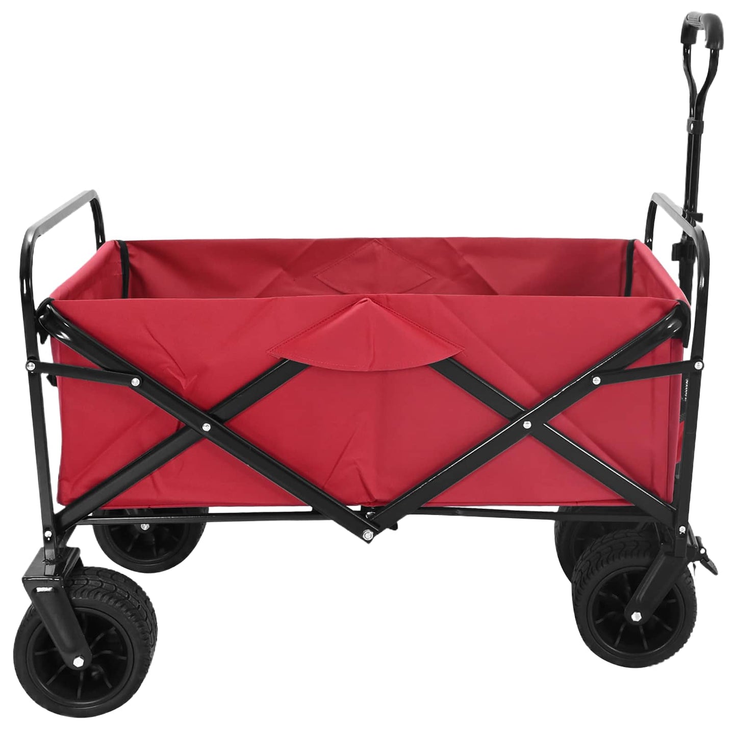 Opvouwbare Wagen Rood 89 x 63 x 96 cm Staal en polyester oxford is nu te koop bij PeponiXL, paradijselijk wonen!