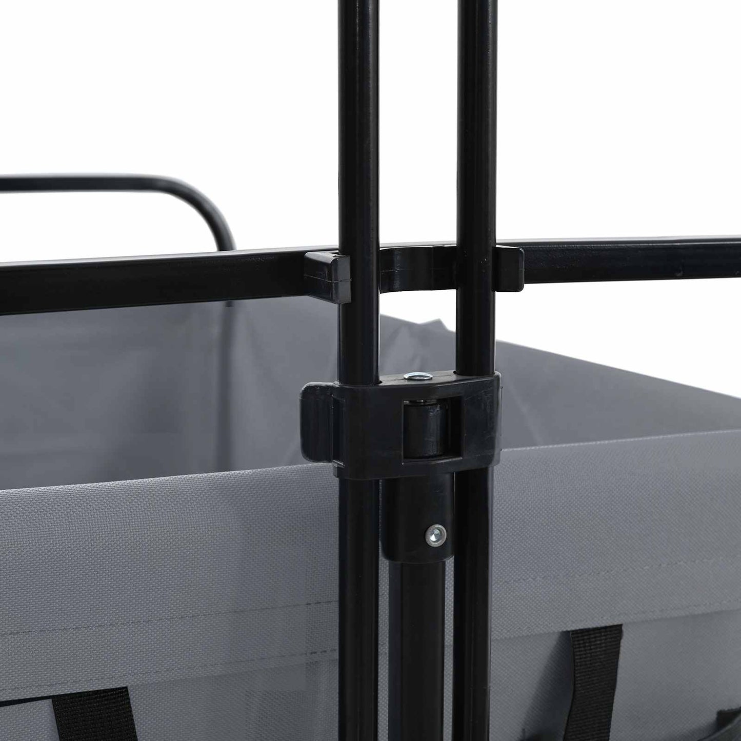 Vouwbare Handtrolley Grijs 94 x 53 x 99 cm Oxford Stof is nu te koop bij PeponiXL, paradijselijk wonen!