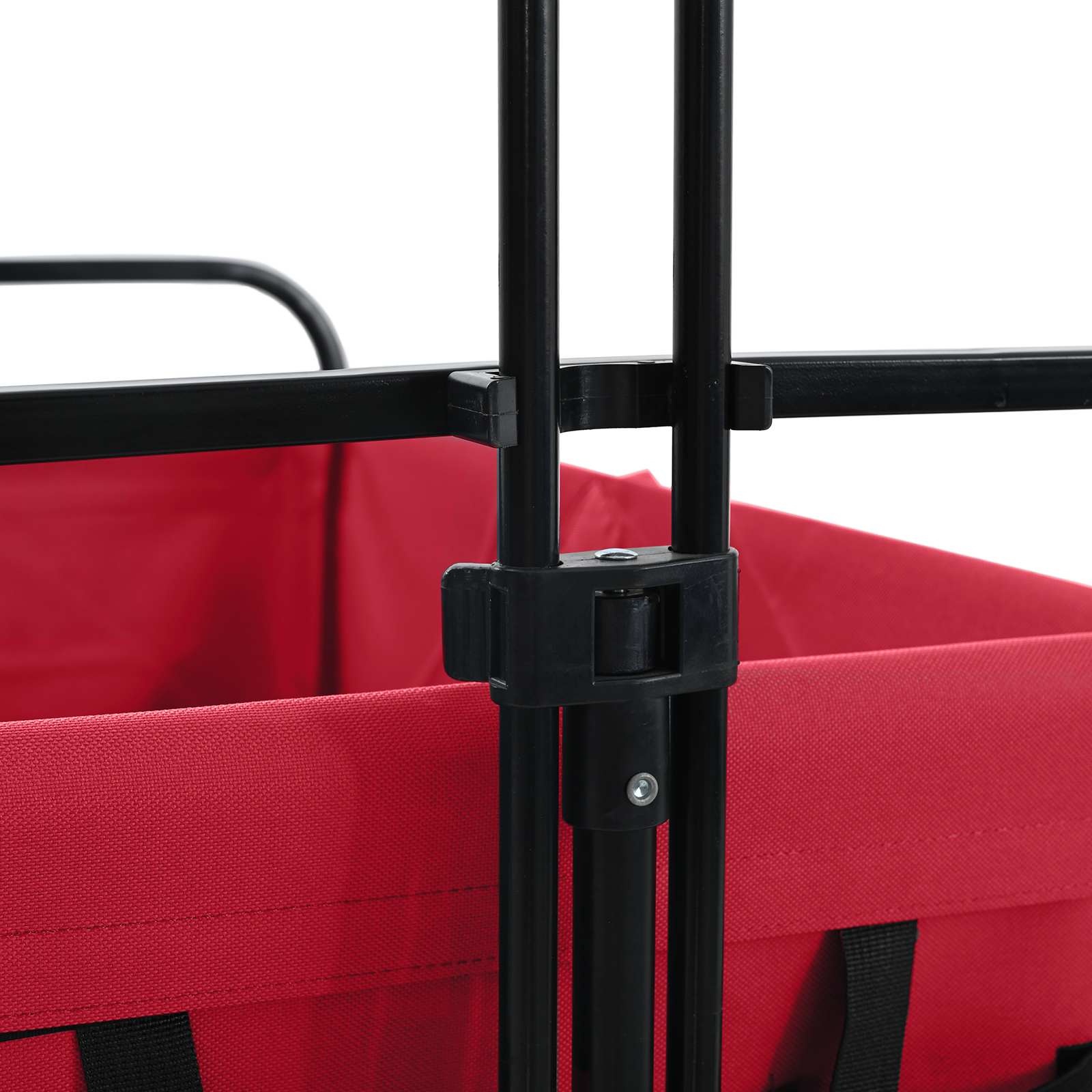 Vouwbare Handtrolley Rood 94 x 53 x 99 cm Oxford Stof is nu te koop bij PeponiXL, paradijselijk wonen!